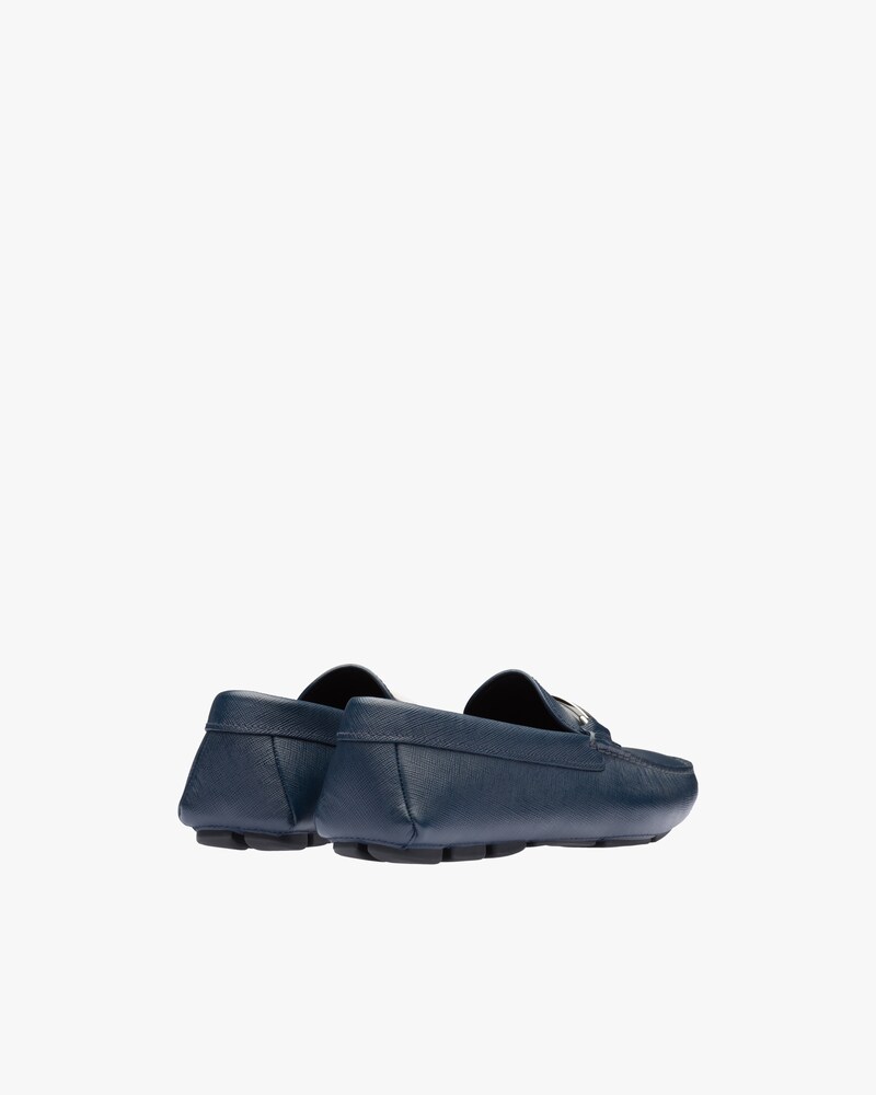 blue prada loafers