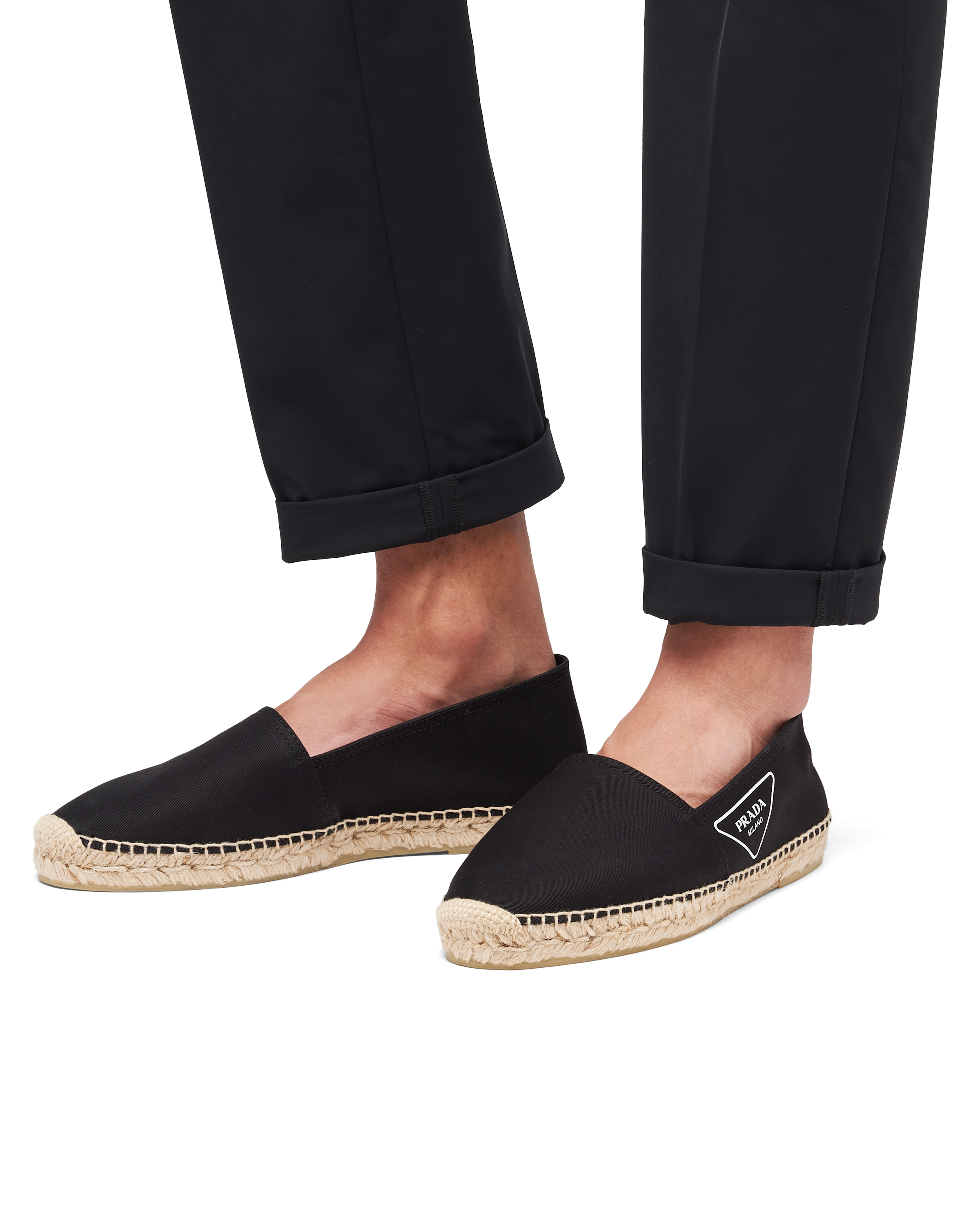 prada logo espadrilles