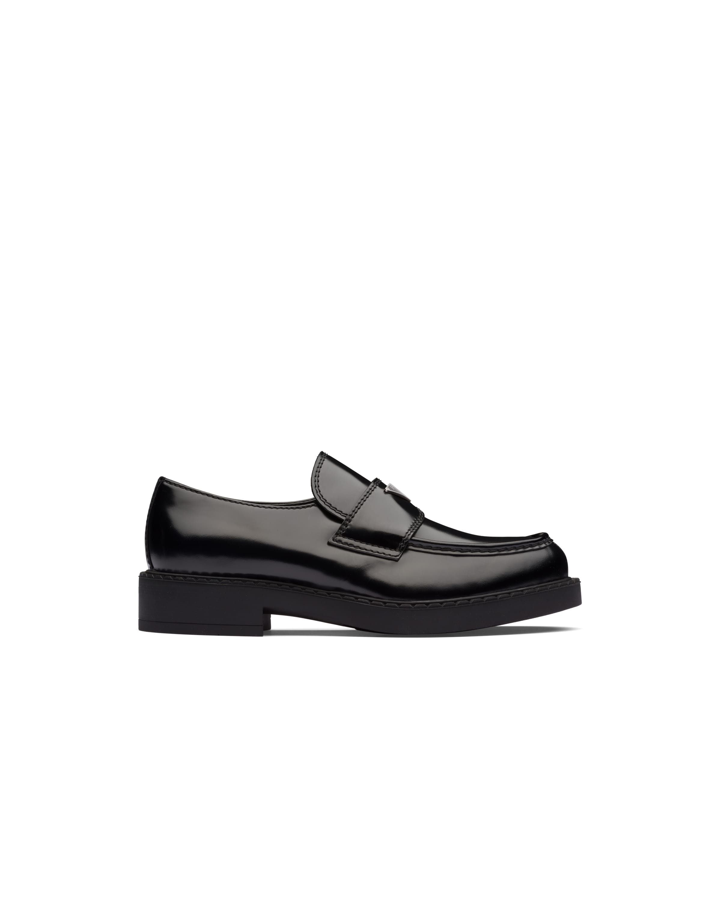 Prada Men Black Logo Slip On Loafers, 9 Luxury Loafers & Drivers For Men Darveys In Black