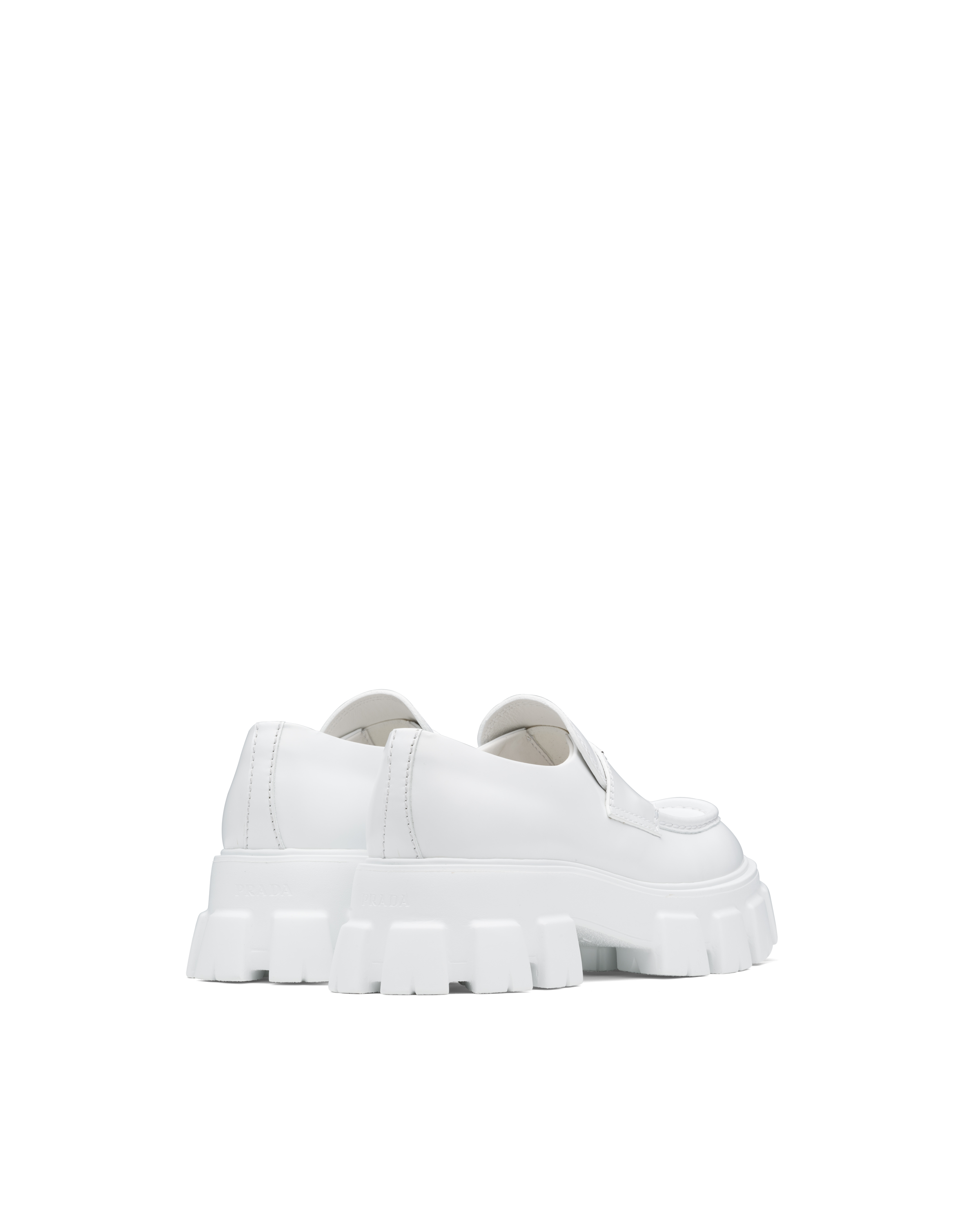 Prada lug sole moccasin Clearance