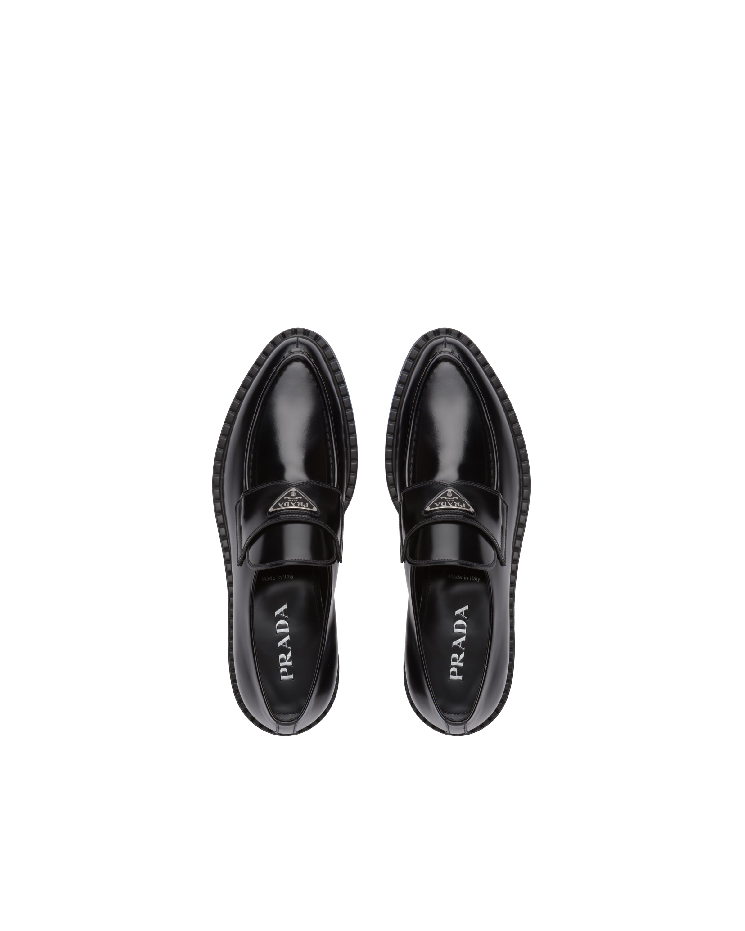 prada chunky loafers