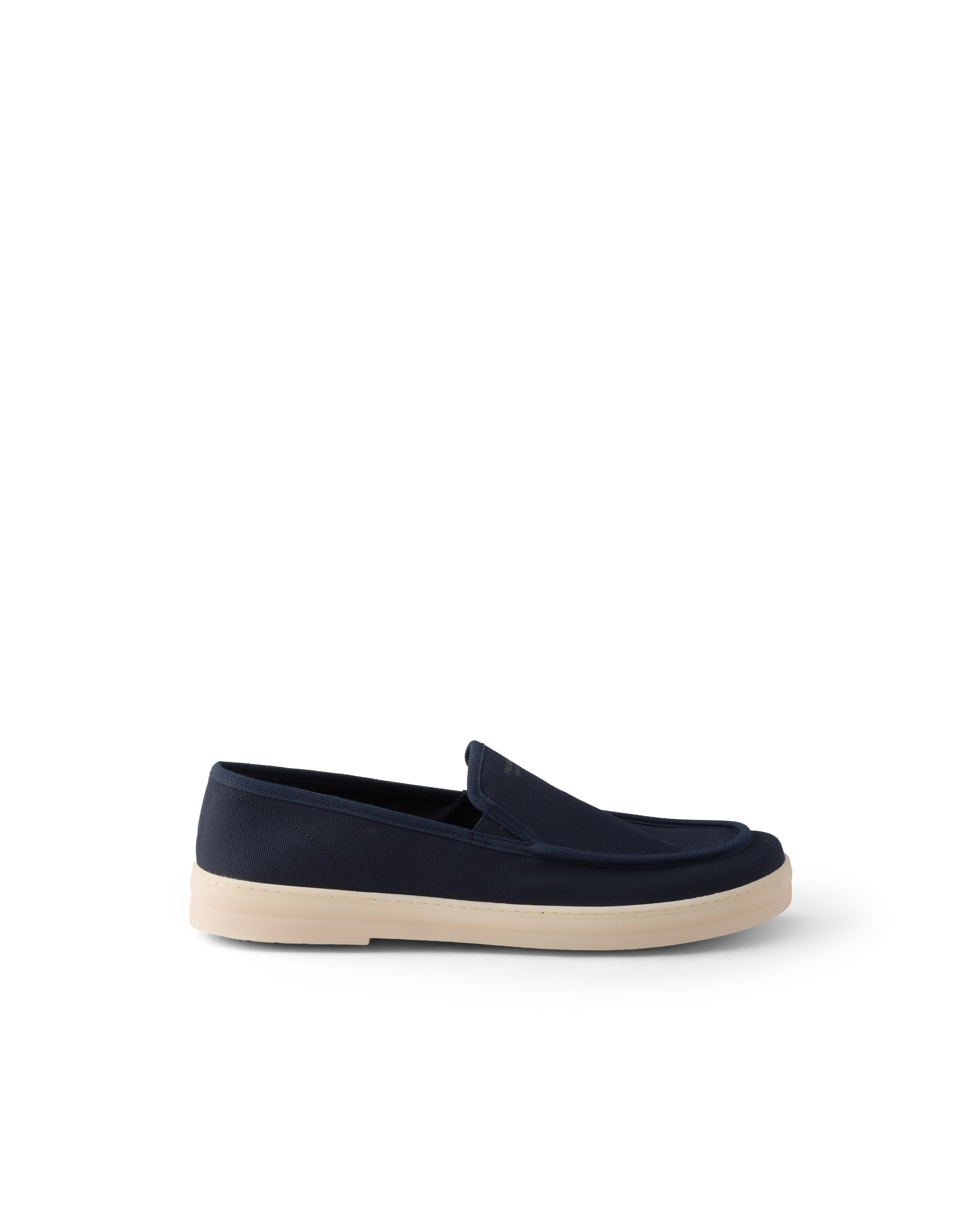 Prada Fabric Loafers In Blue