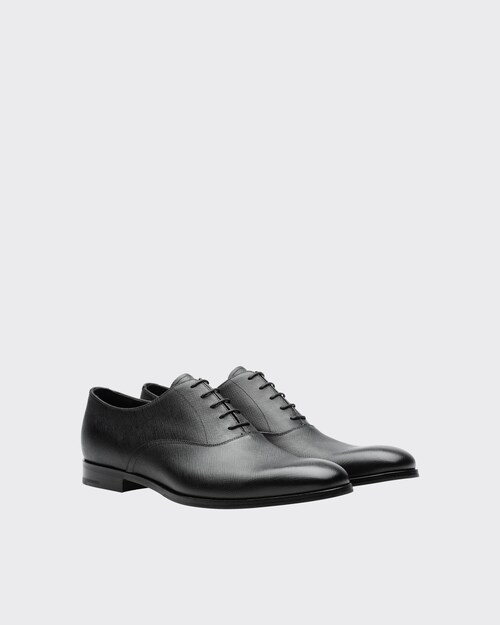 Francesine lisce in Saffiano Nero | Prada