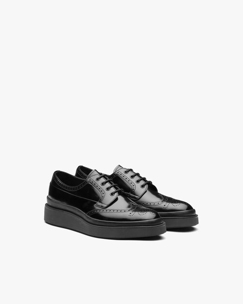 prada spazzolato shoes