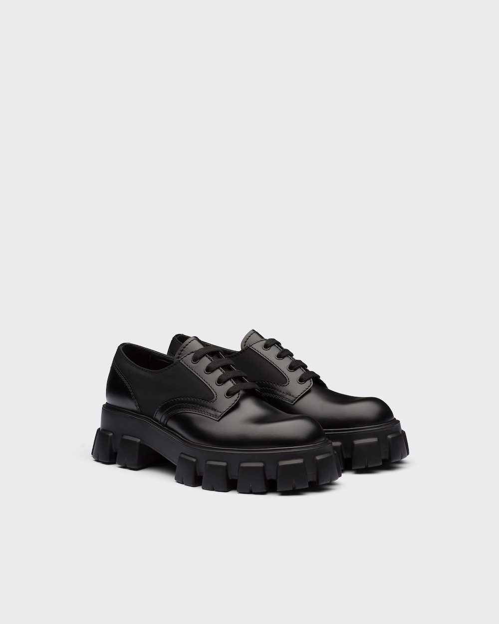 PRADA monolith lace up shoes uk9 プラダ 登坂着 | sweatreno.com
