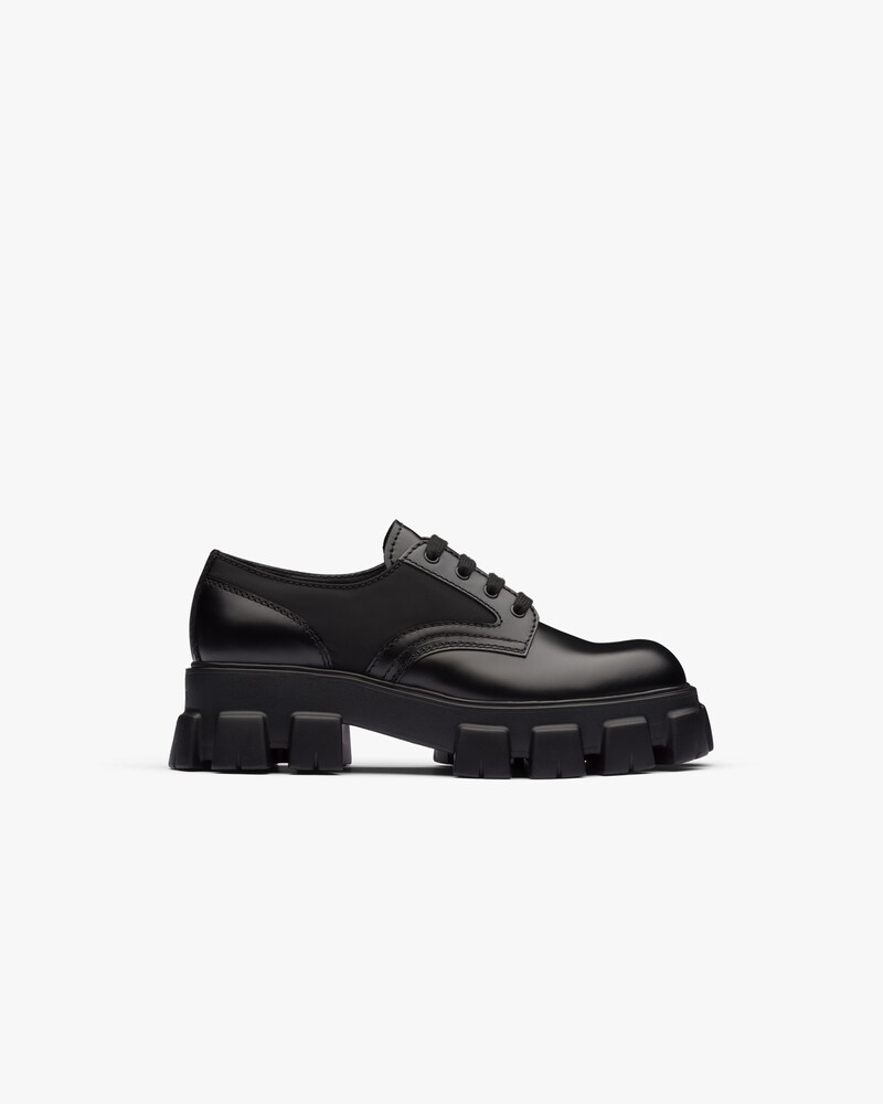 prada silver platform shoes