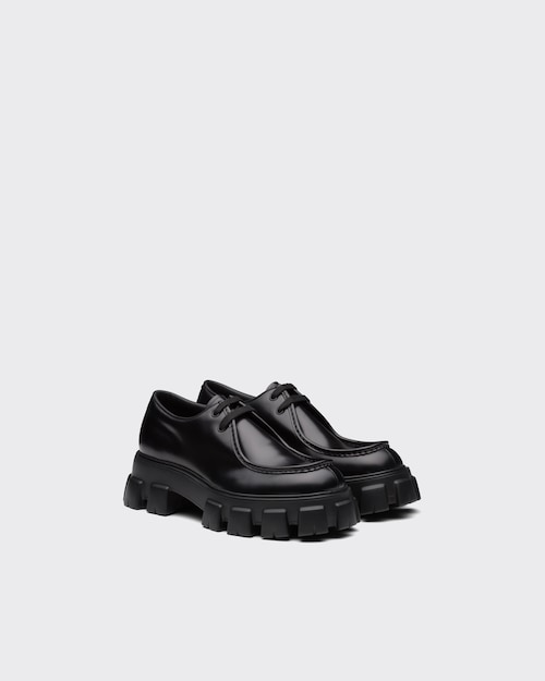 Prada monolith chunky sole shoes clearance