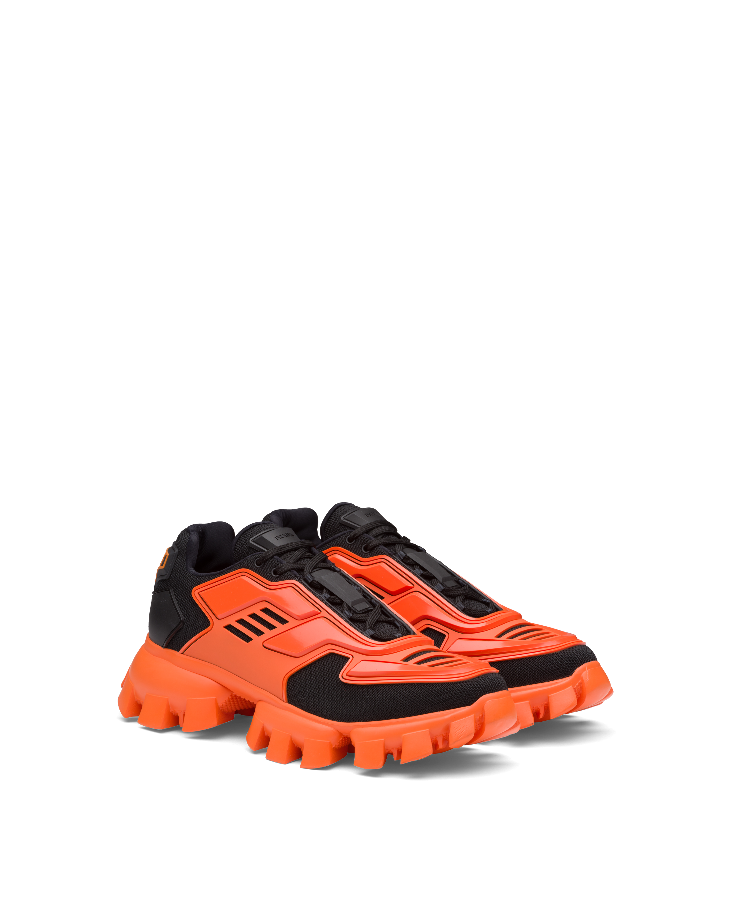 prada sneakers orange