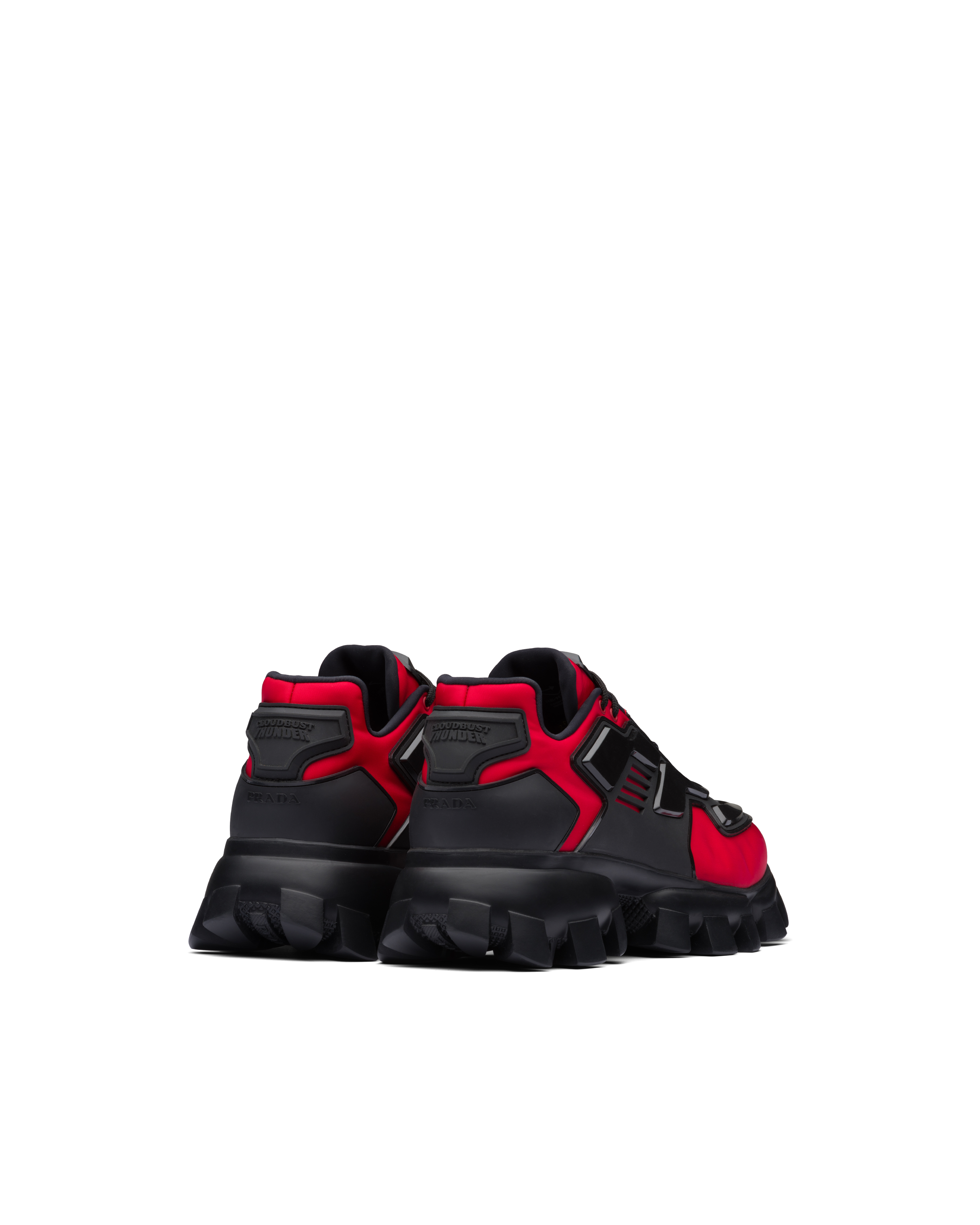 prada cloudbust thunder black and red
