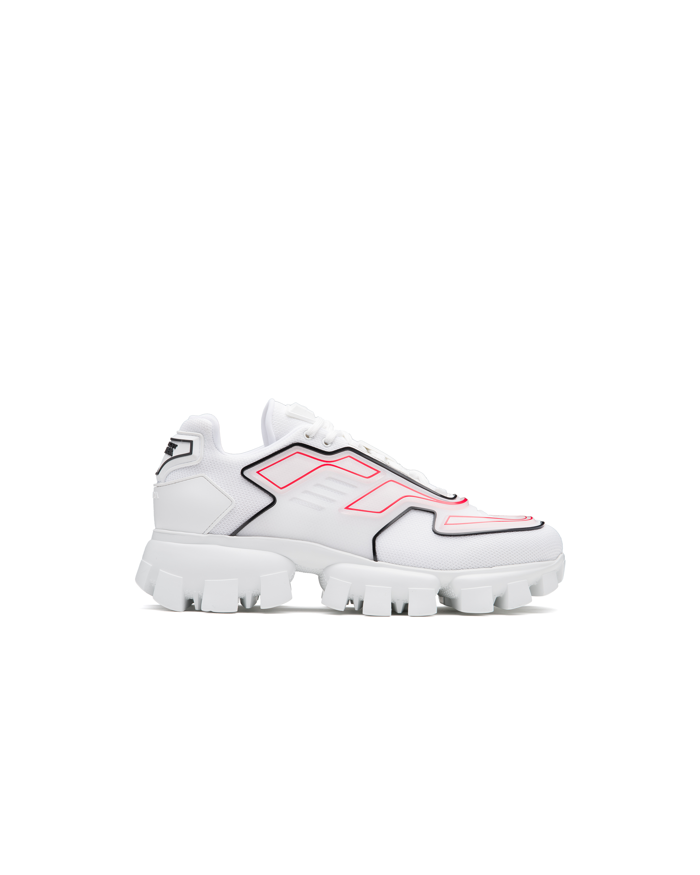 prada cloudbust all white