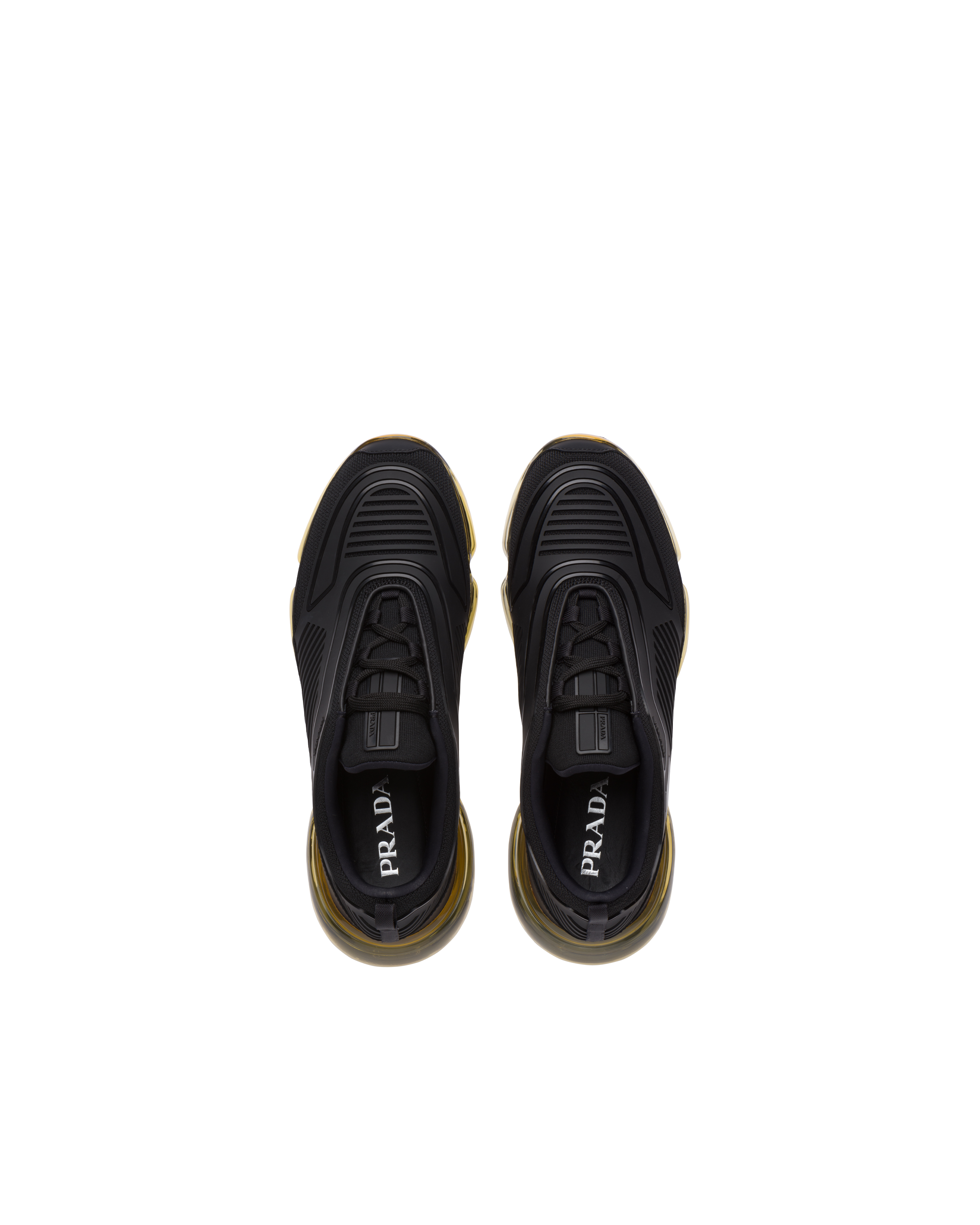 Prada rubber knit sneakers clearance