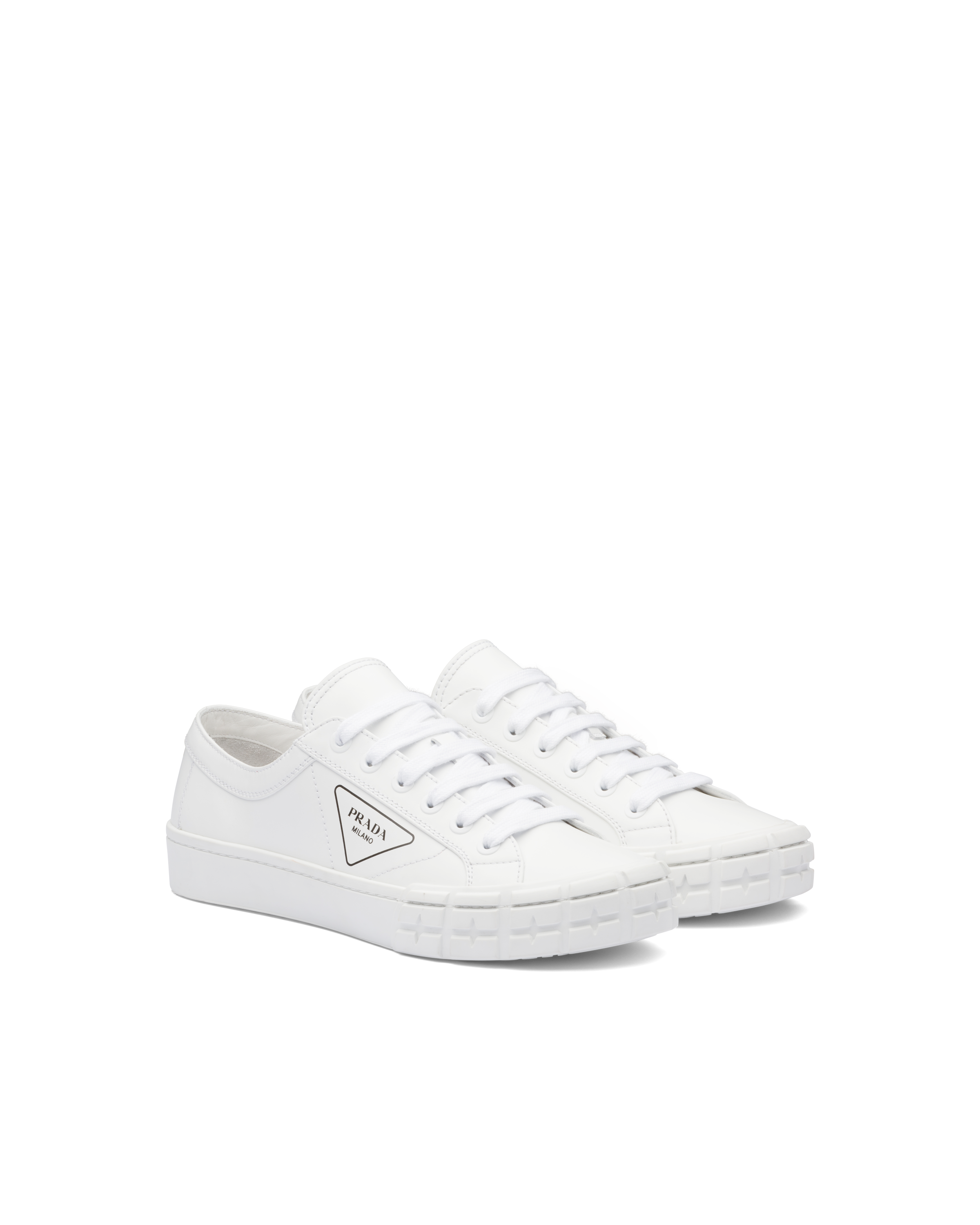 Cassetta wheel leather sneakers clearance