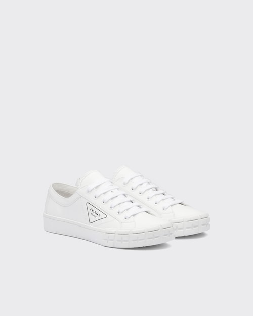 Cassetta wheel leather sneakers clearance