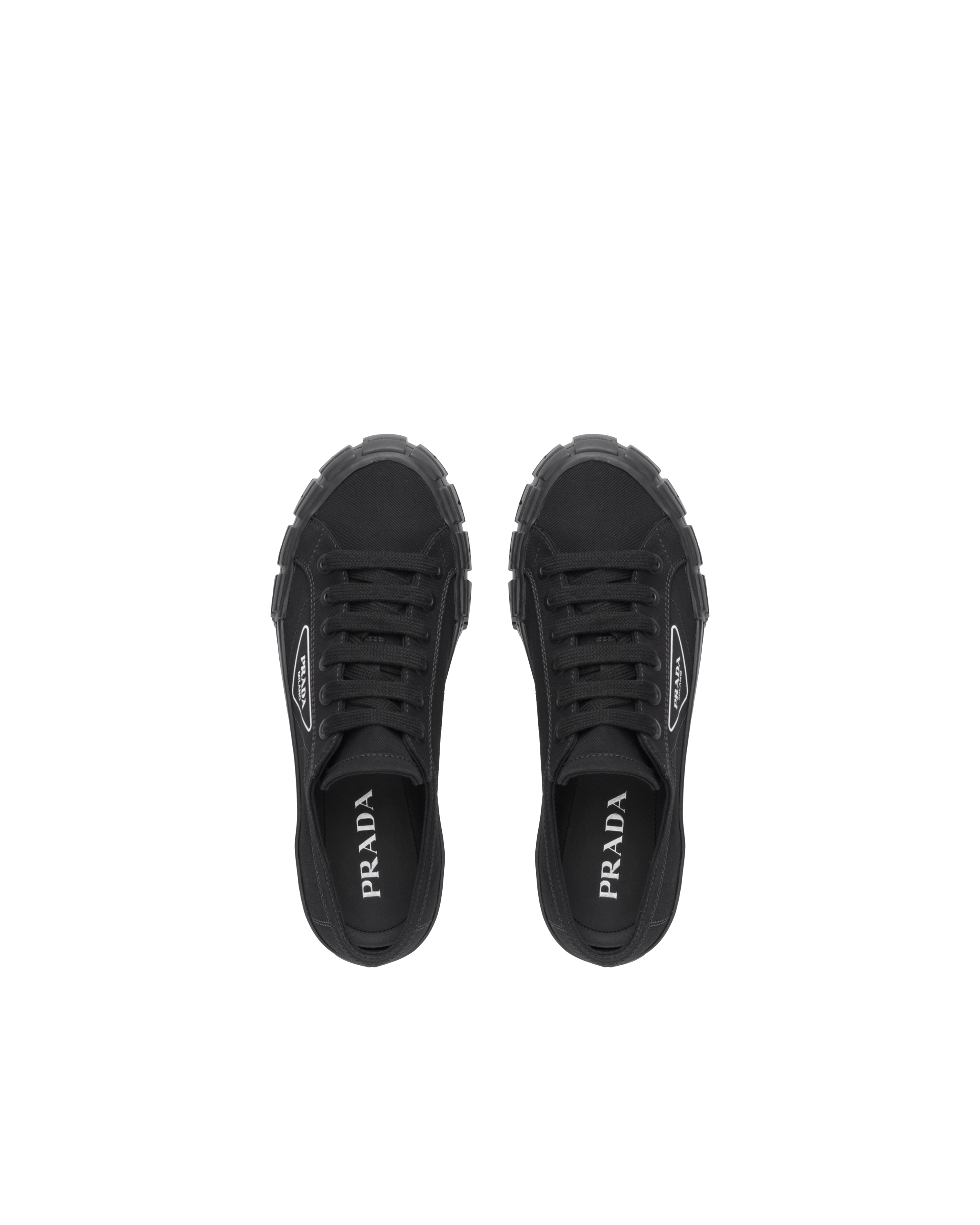 prada gabardine fabric sneakers