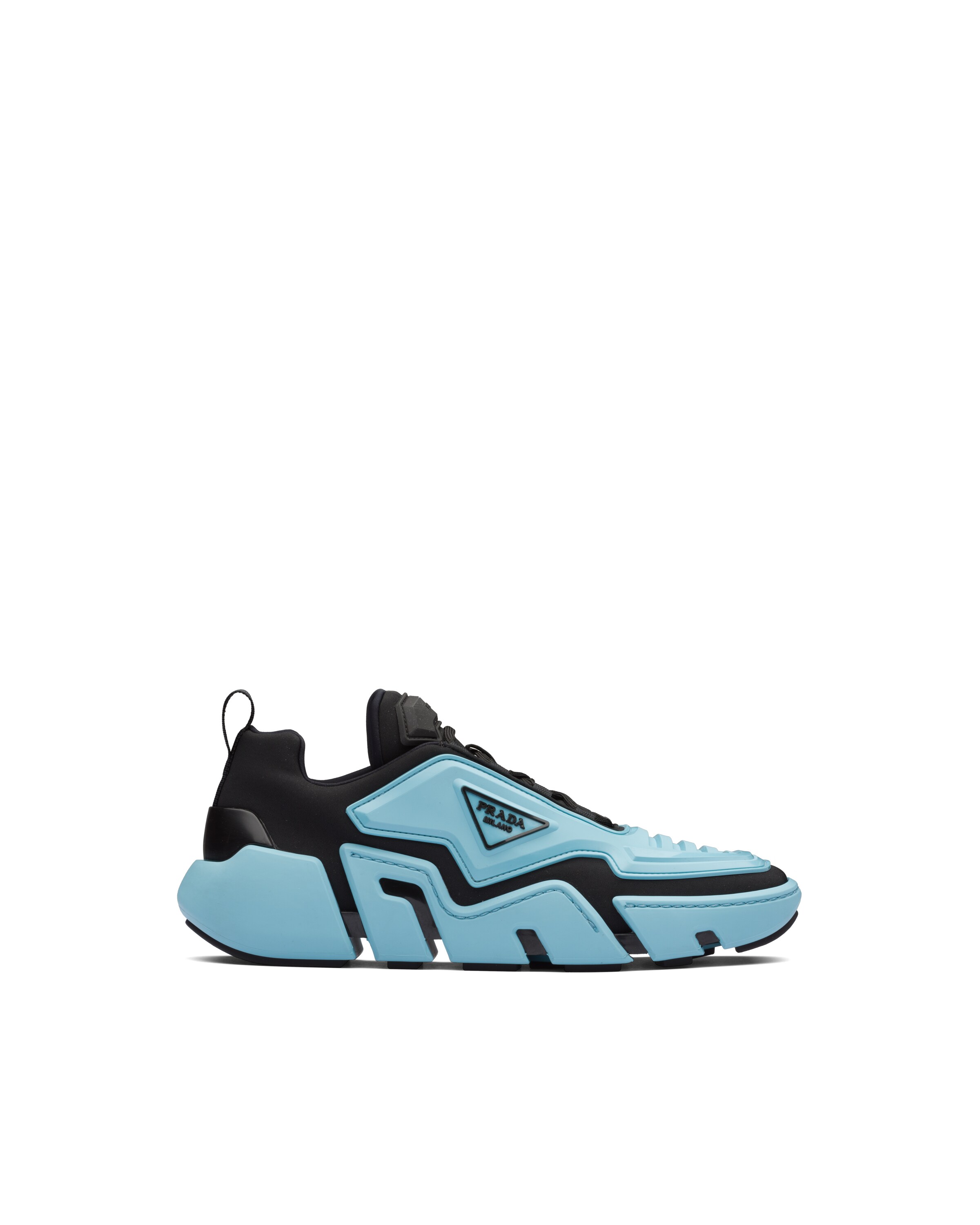 prada techno stretch fabric sneakers