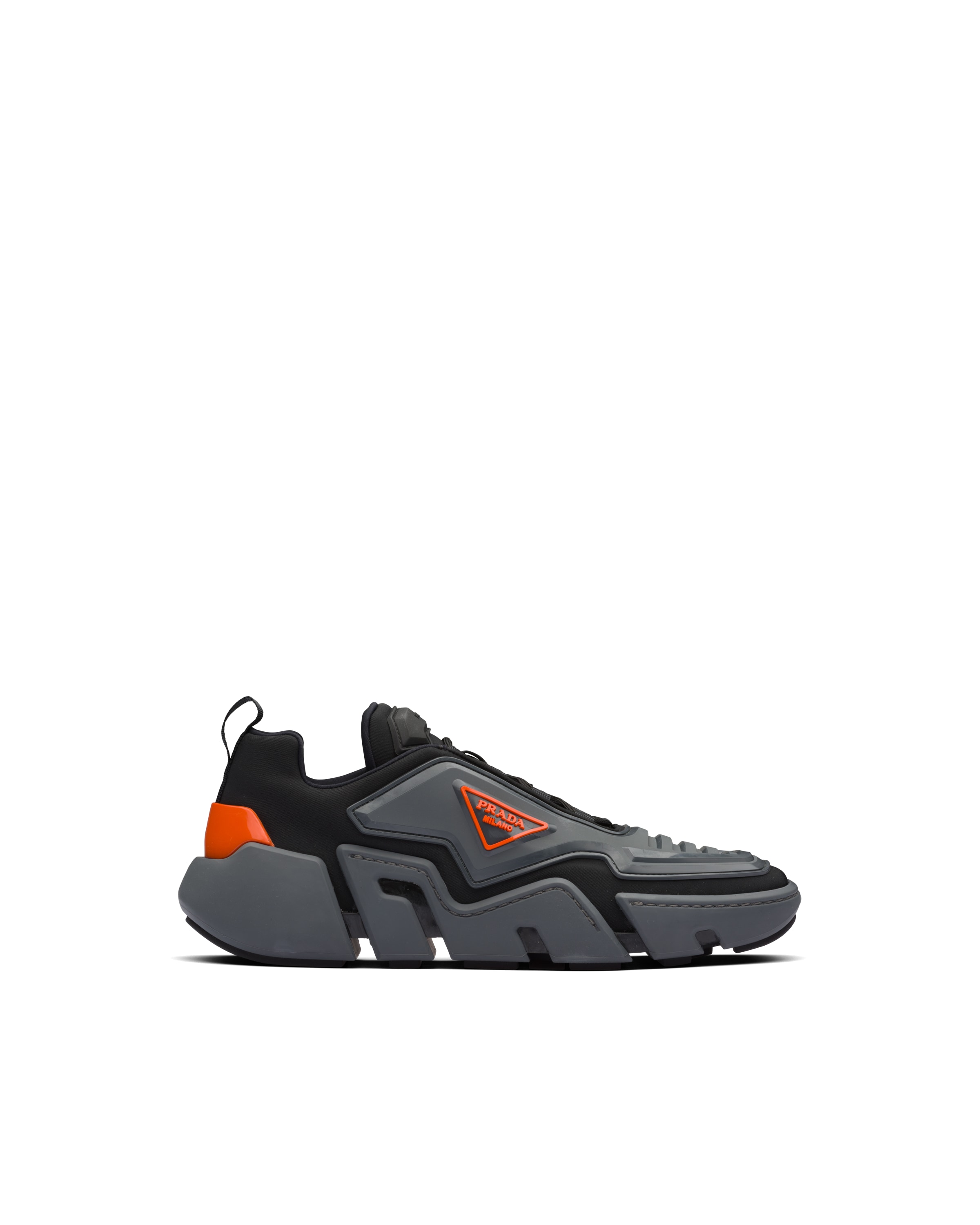 prada techno stretch fabric sneakers