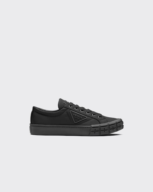 Black Prada Wheel Cassetta sneakers | Prada