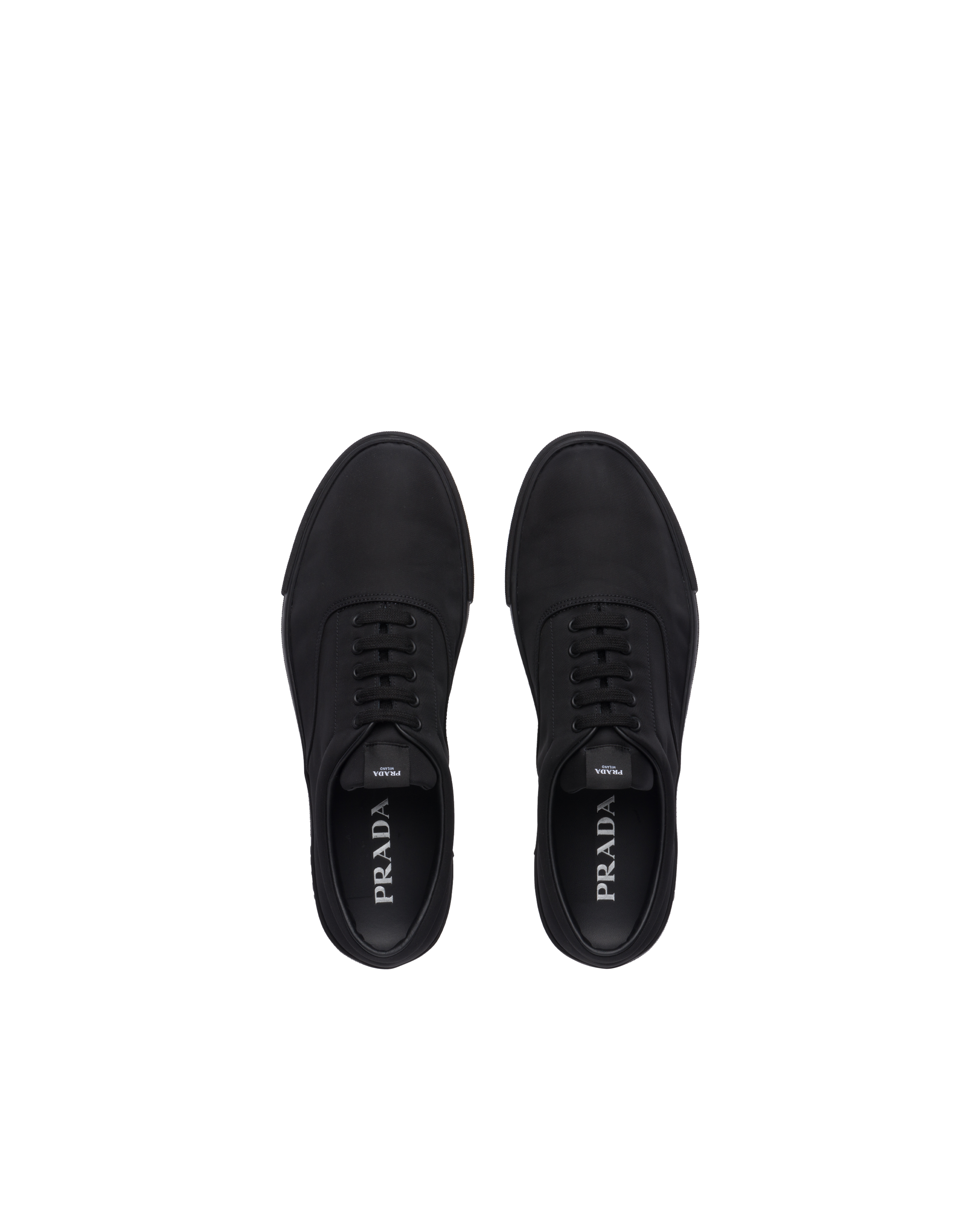 prada nylon slip on sneakers