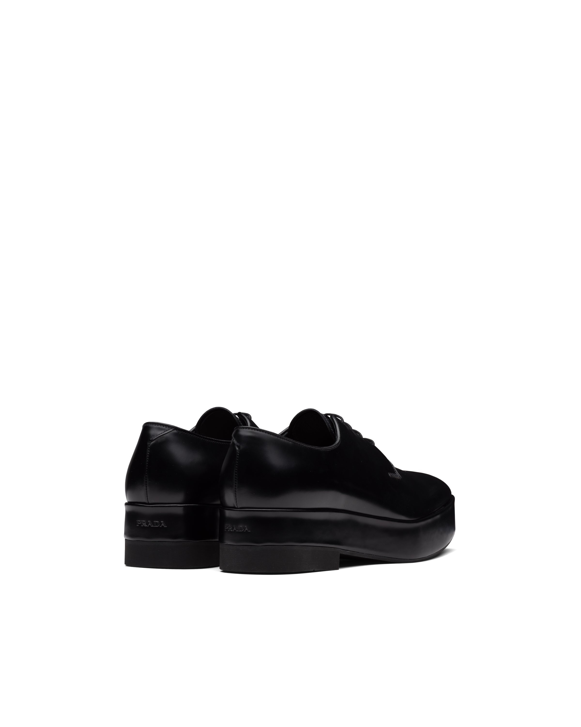 prada platform derby shoes