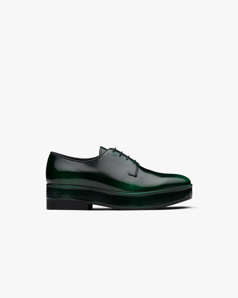 green prada shoes