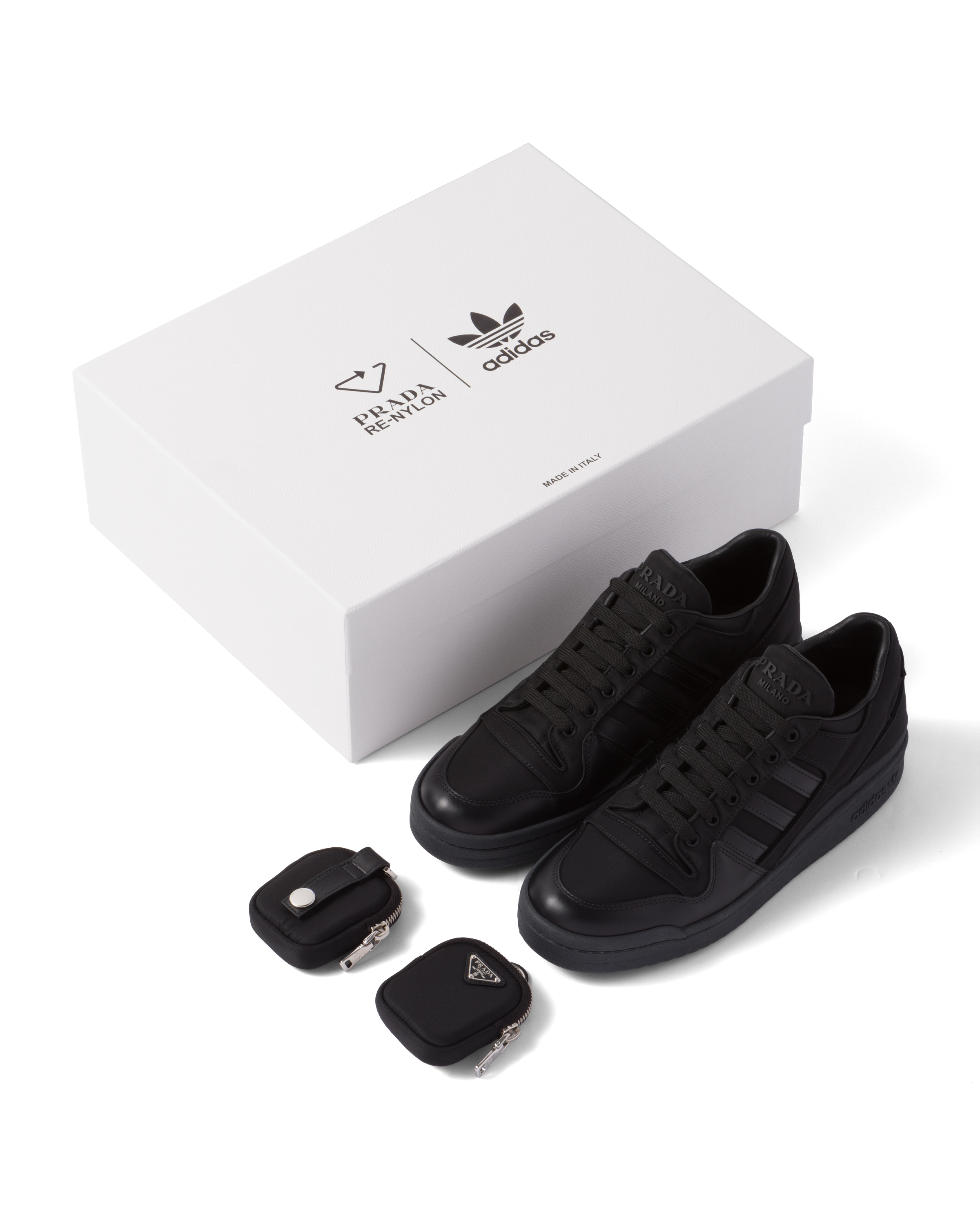 ブラック Adidas For Prada Re Nylon Forum スニーカー Prada