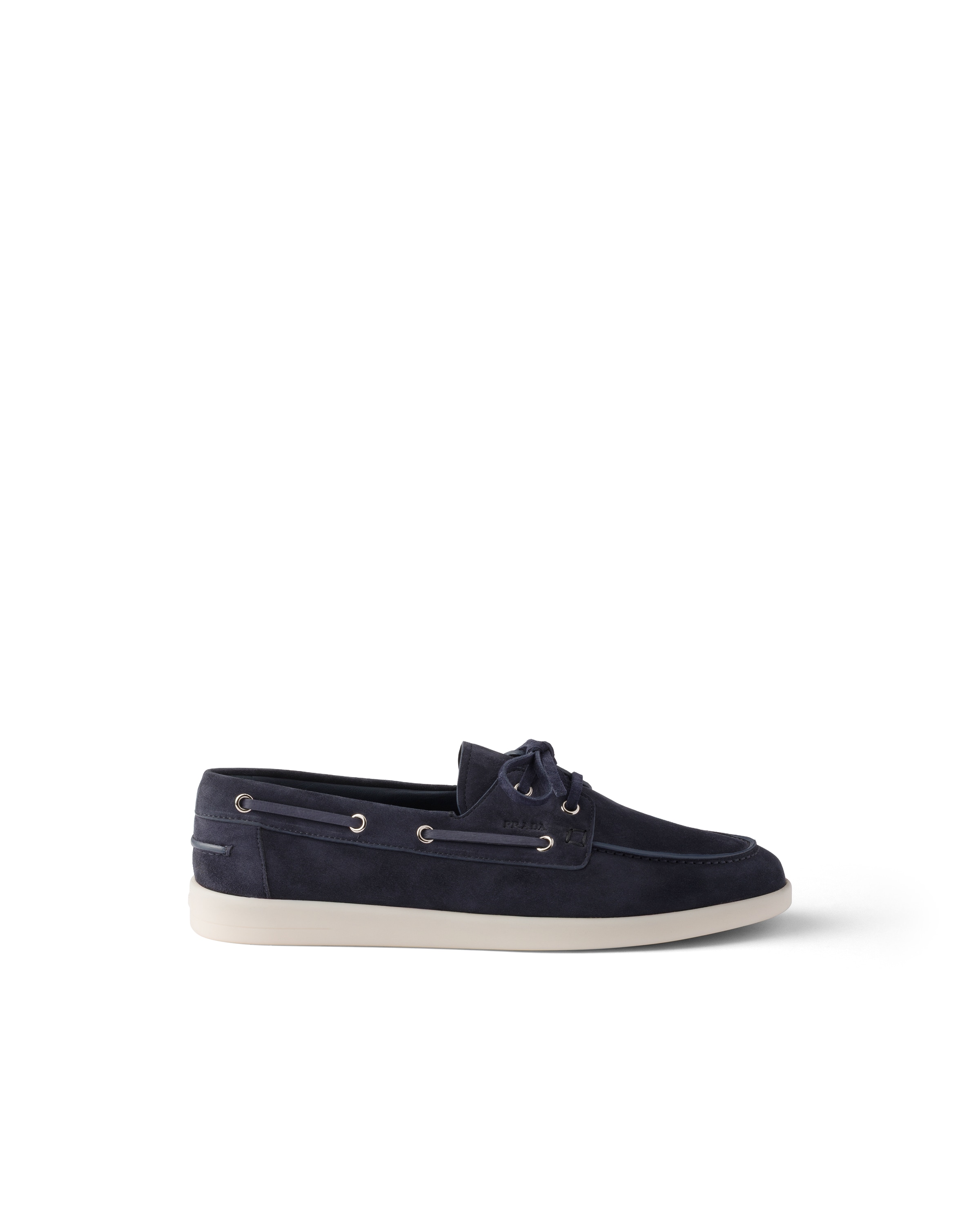 Prada Elegant Moccasins For Men - Ss26 Collection In Blue