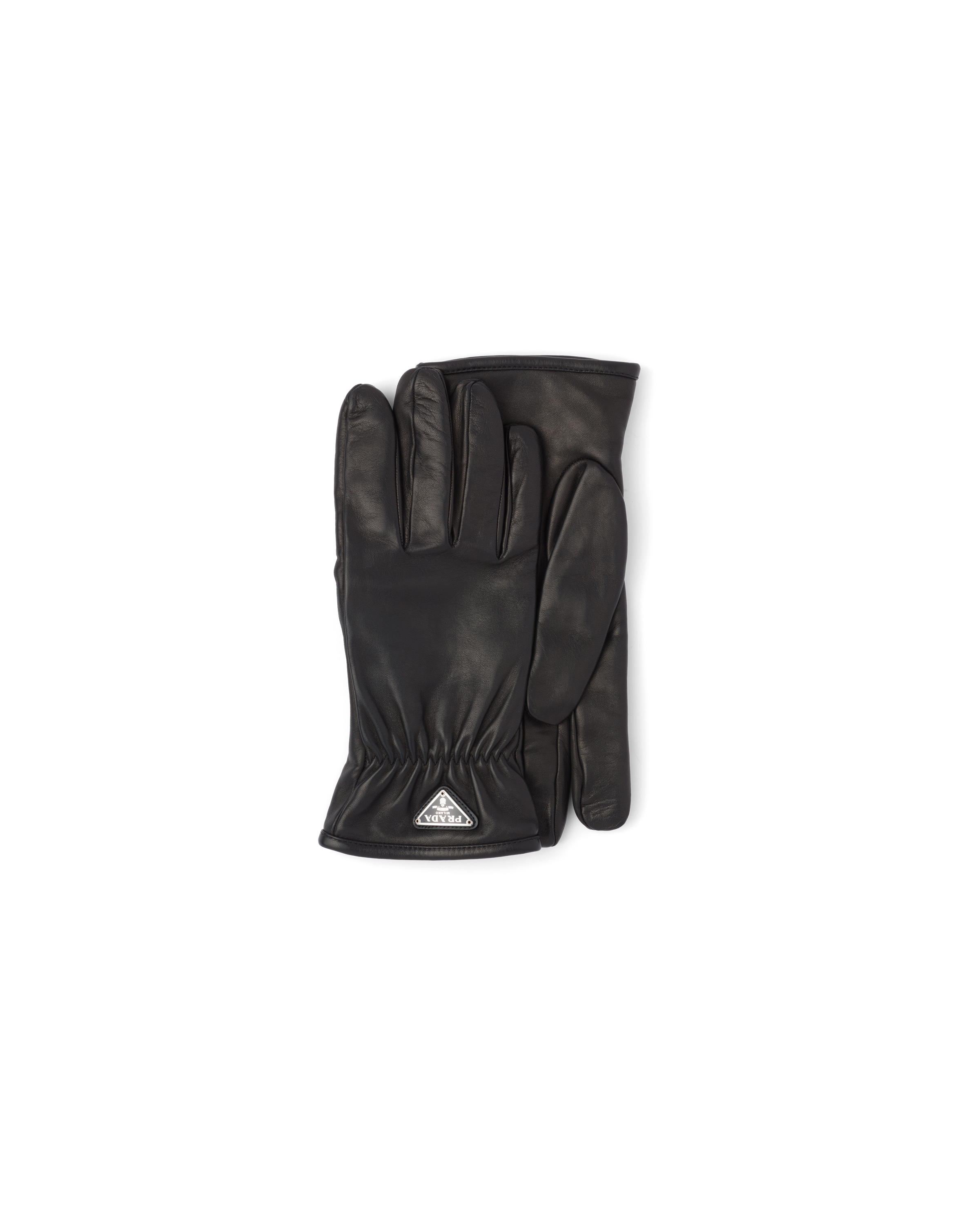 Mens prada leather gloves sales
