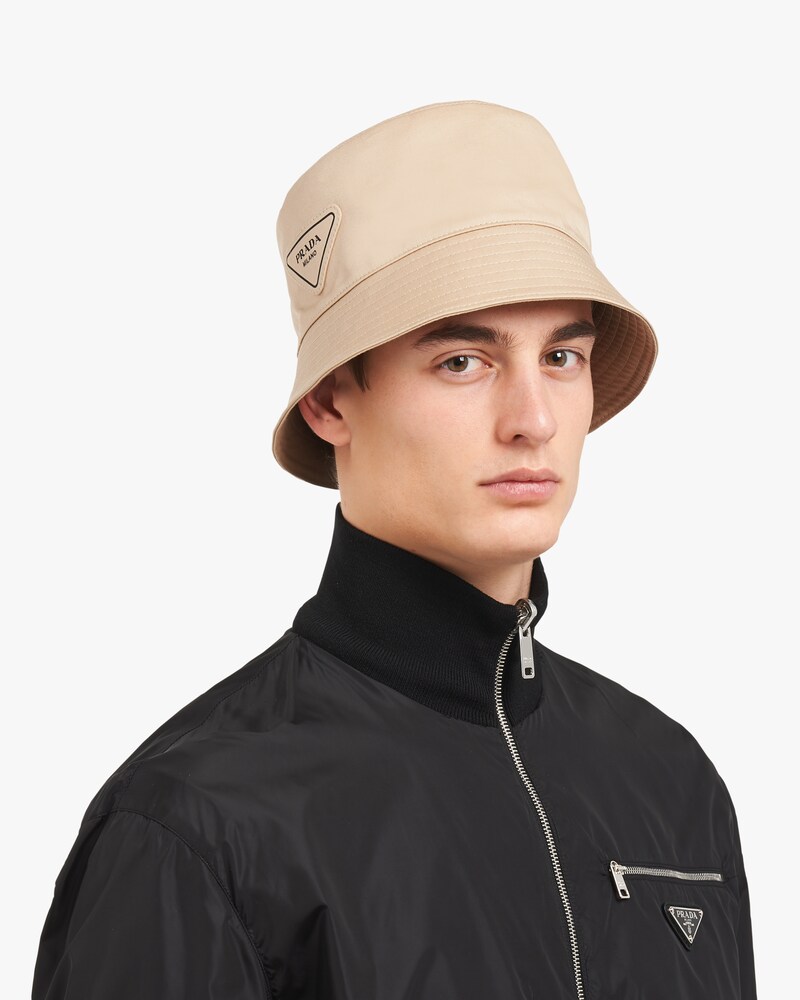 prada canvas bucket hat