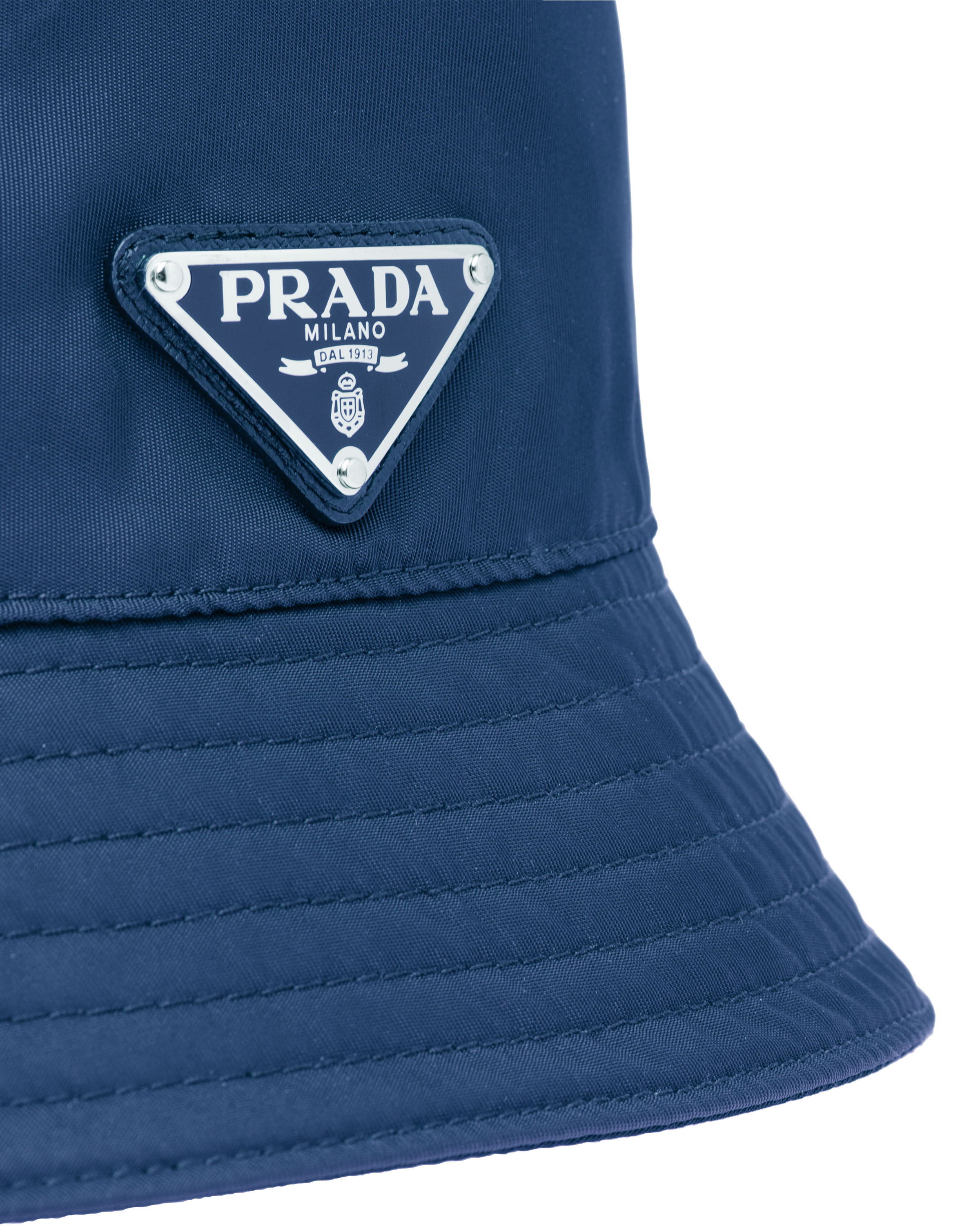 white prada bucket hat