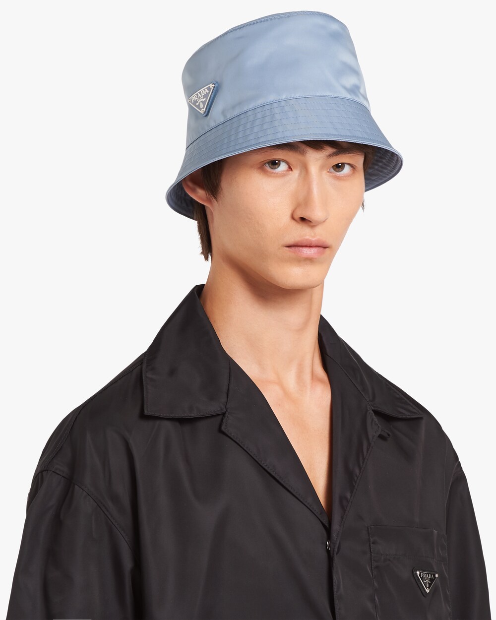 prada nylon rain hat
