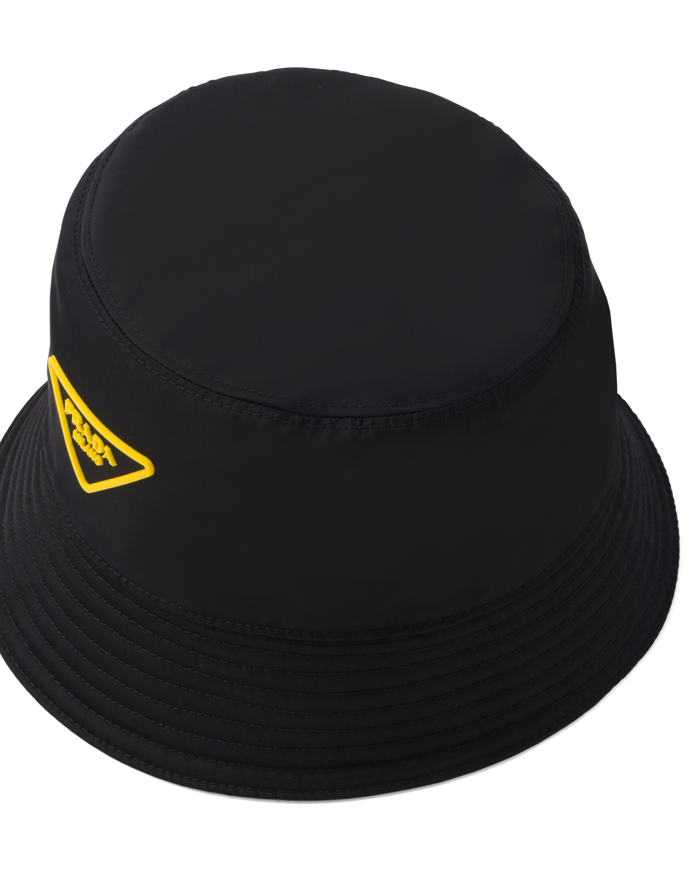 yellow prada bucket hat