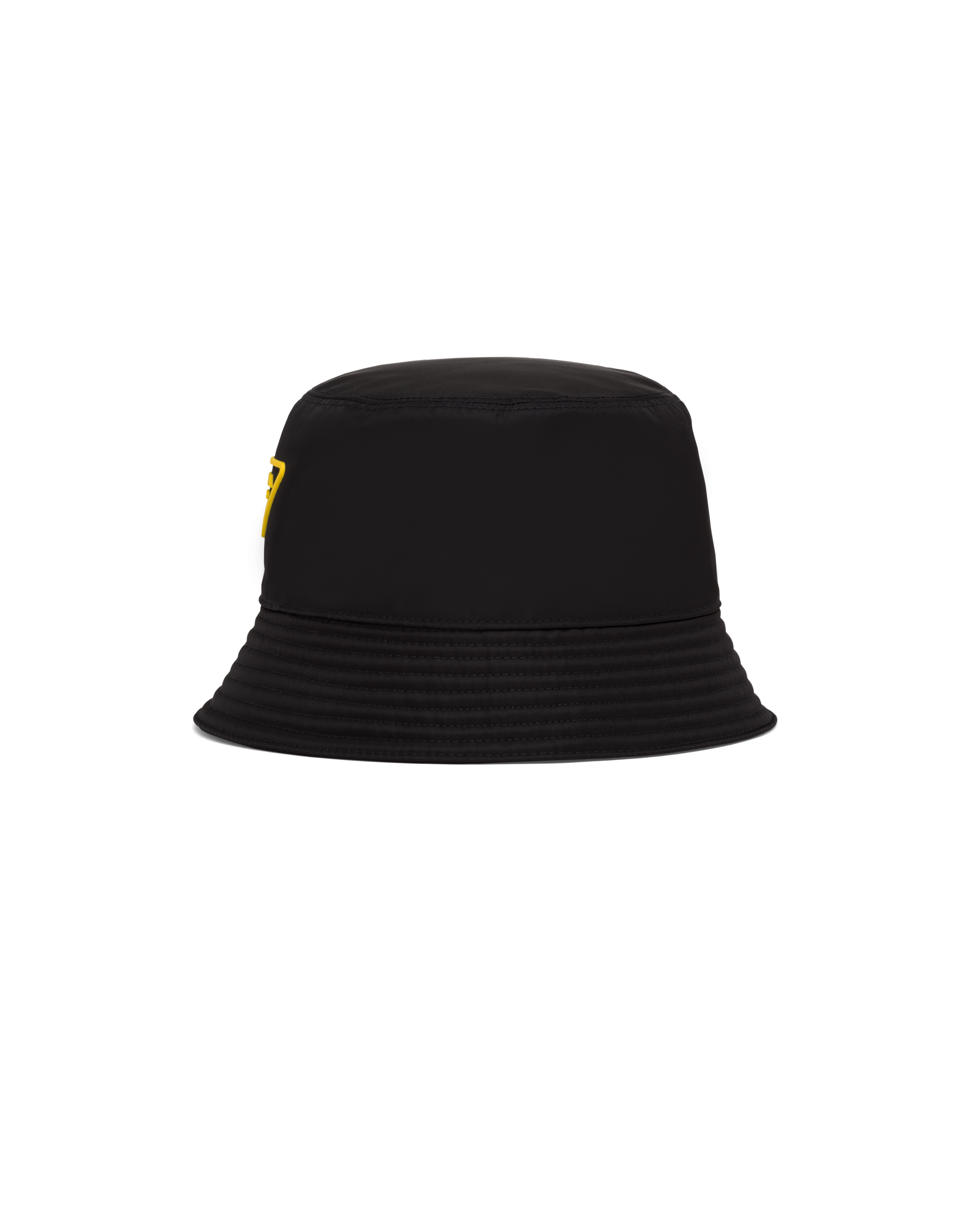 prada bucket hat yellow