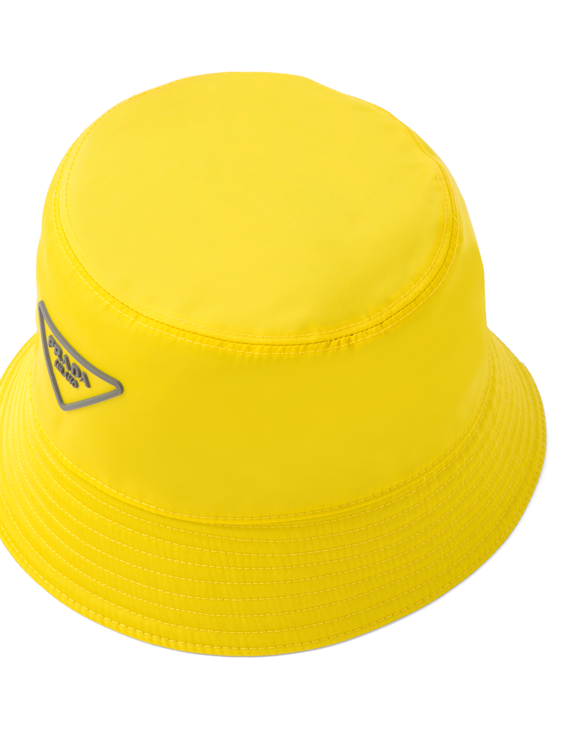 prada yellow bucket hat