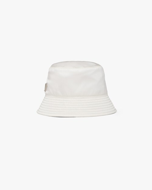 prada bucket hat white