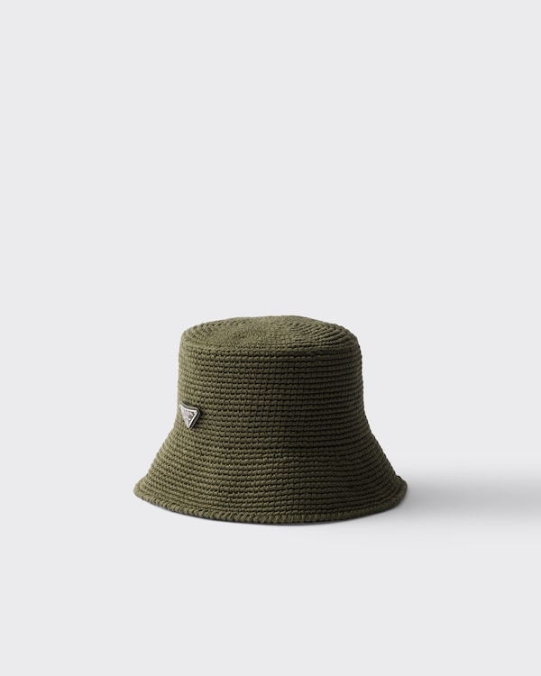 Crochet bucket hat - Olive Green Crochet bucket hat - Olive Green