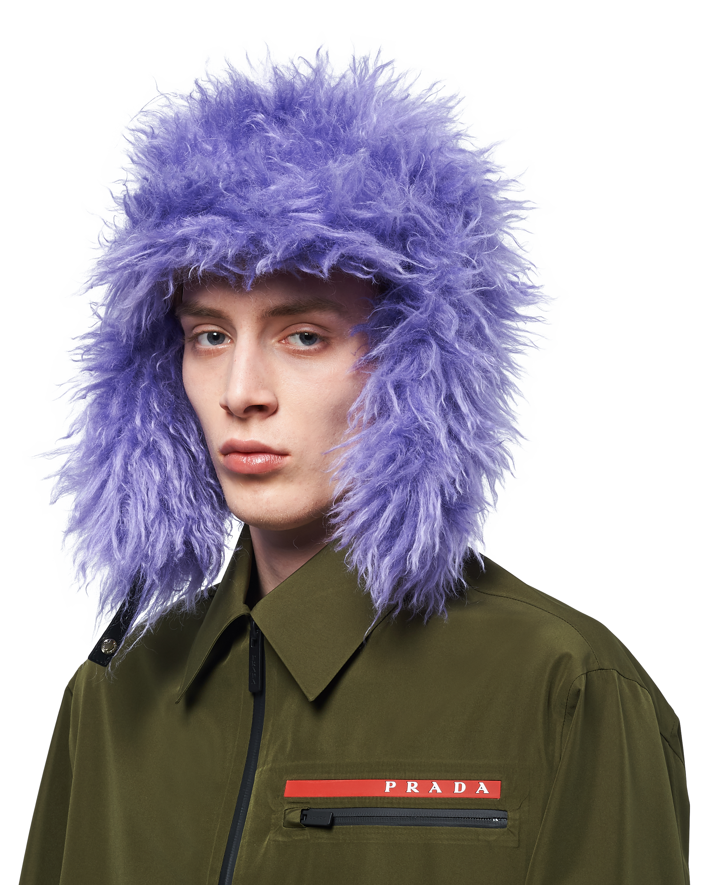prada fur hat