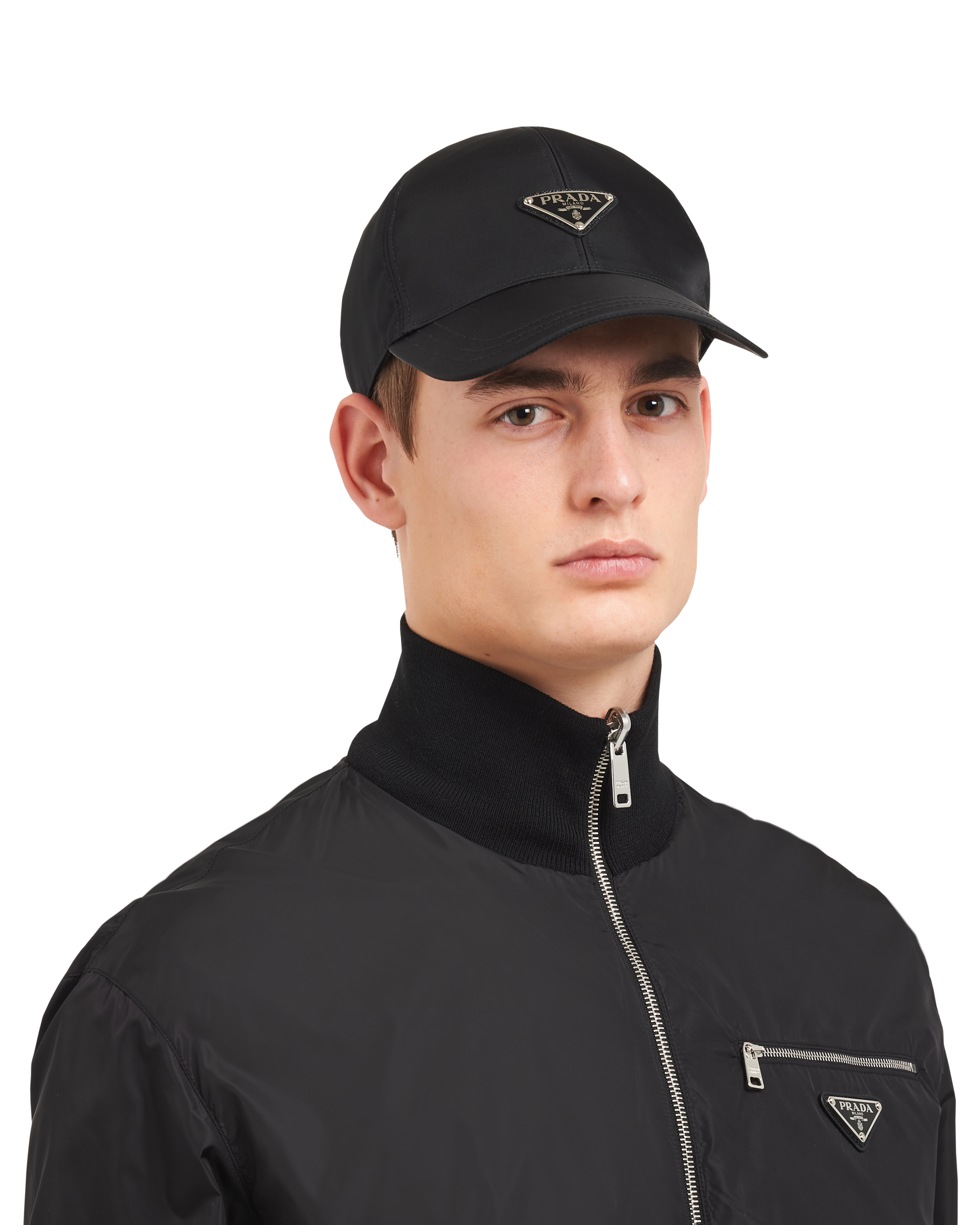 prada black cap