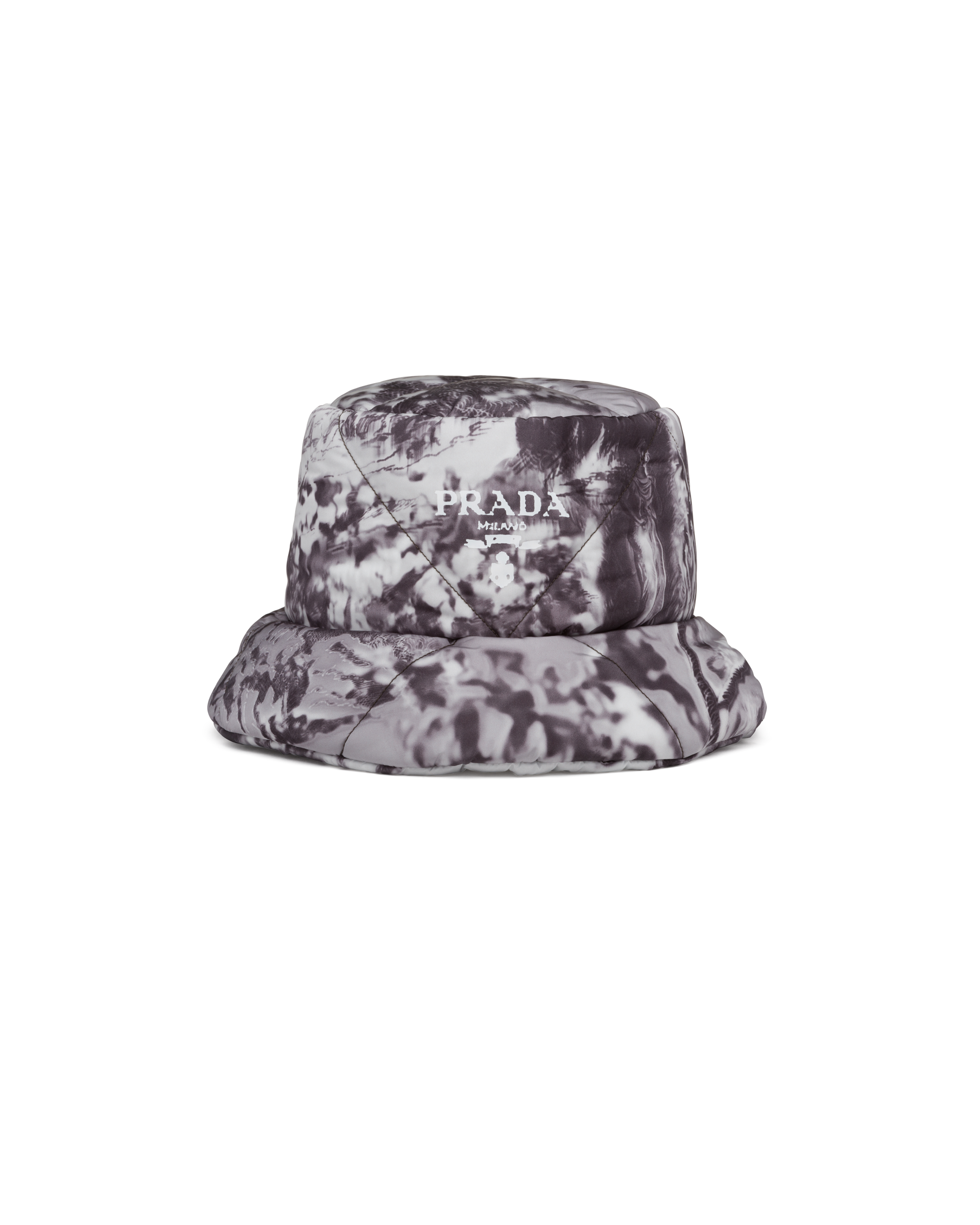 Prada Printed Re nylon defender Bucket Hat