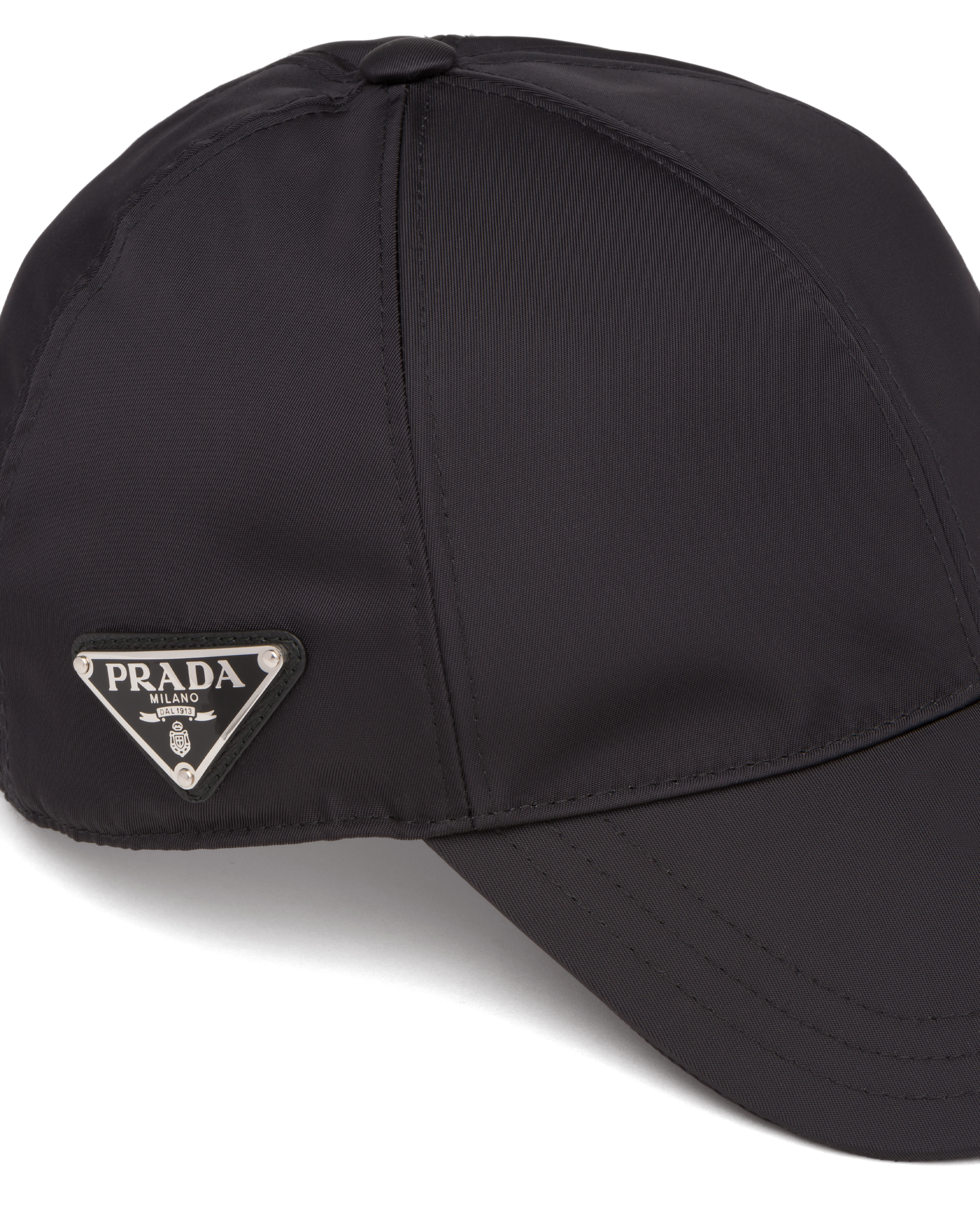 prada logo baseball cap