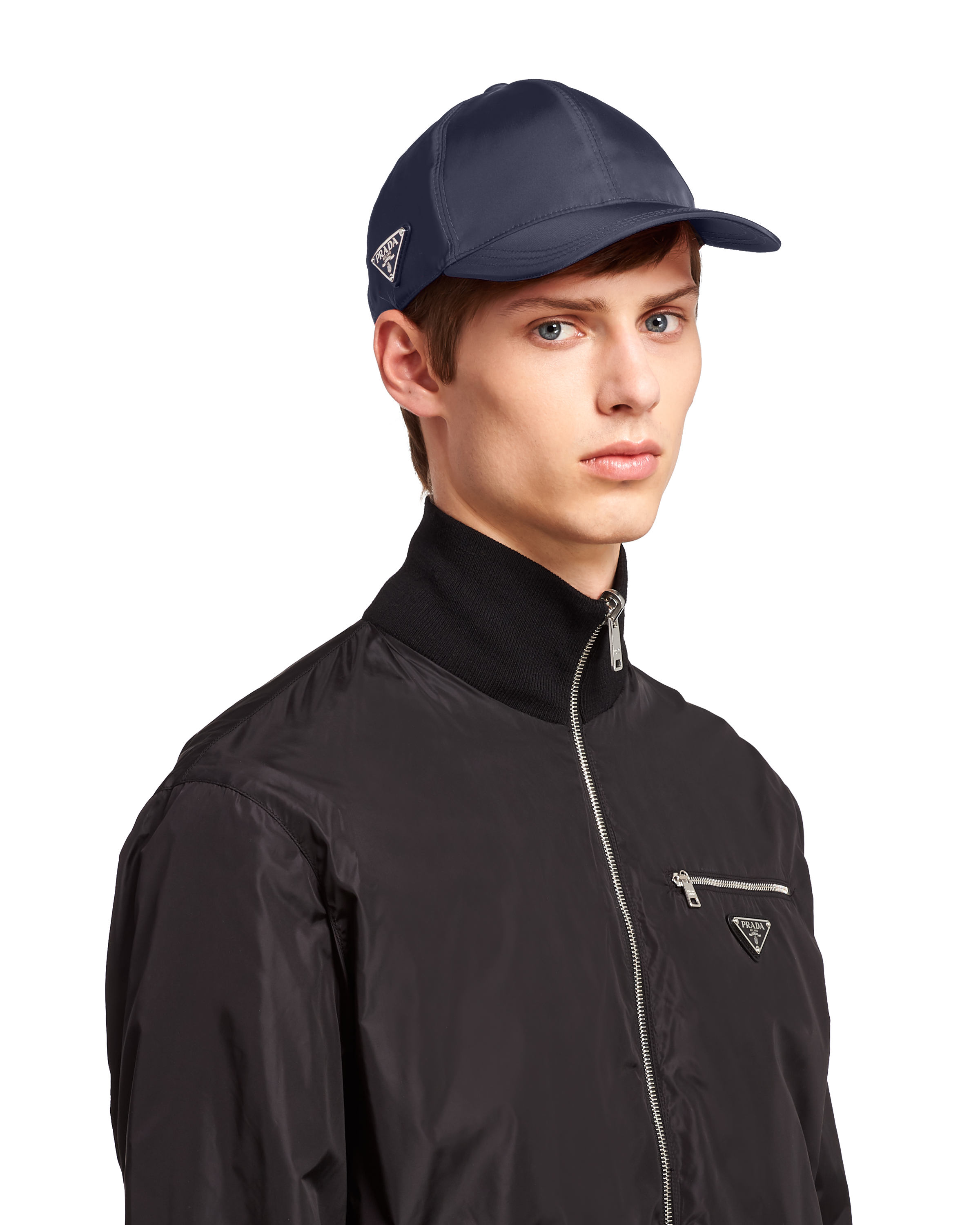 prada nylon baseball cap