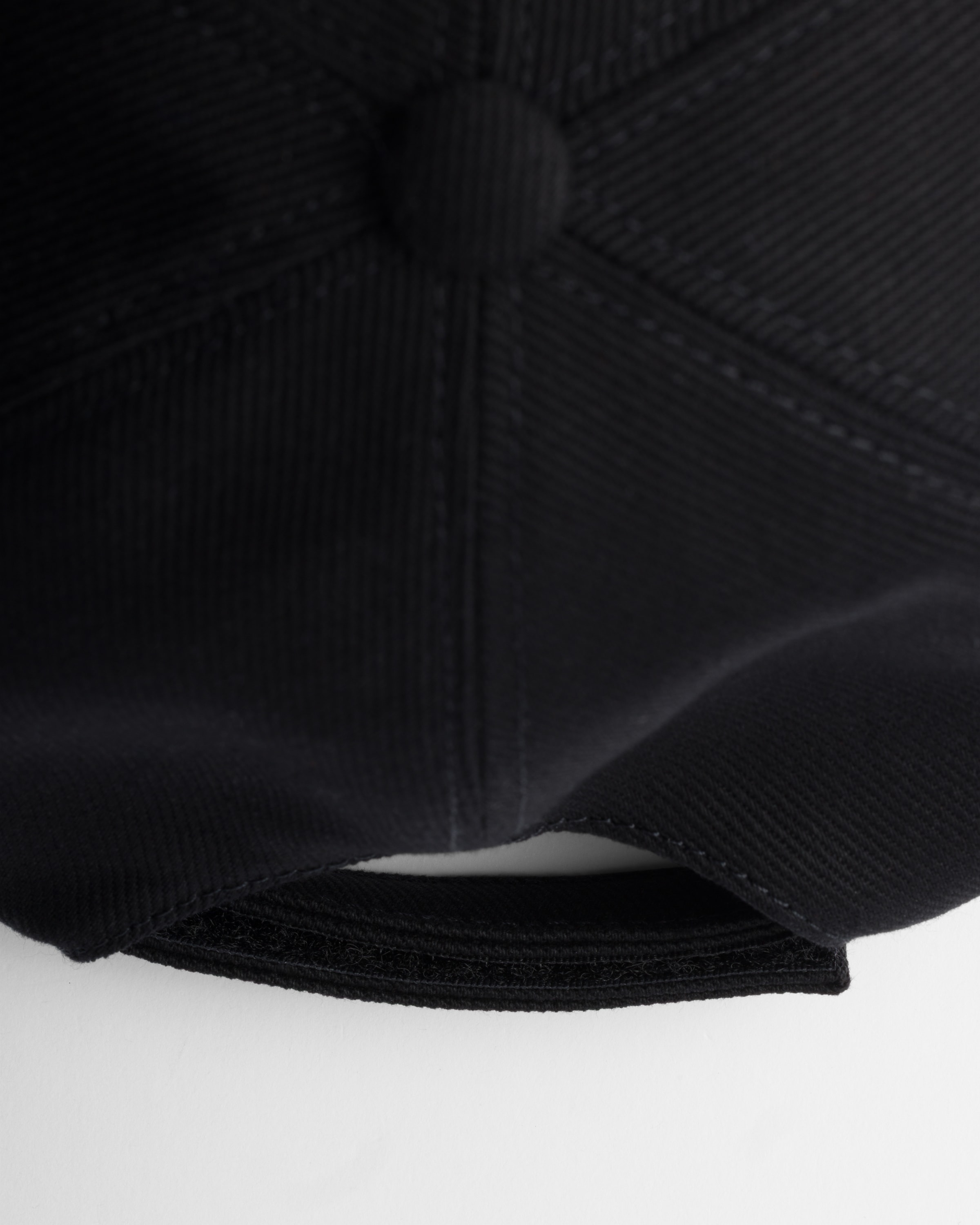 Prada Mens Black Drill Logo-embroidered Cotton-canvas Baseball Cap In Black