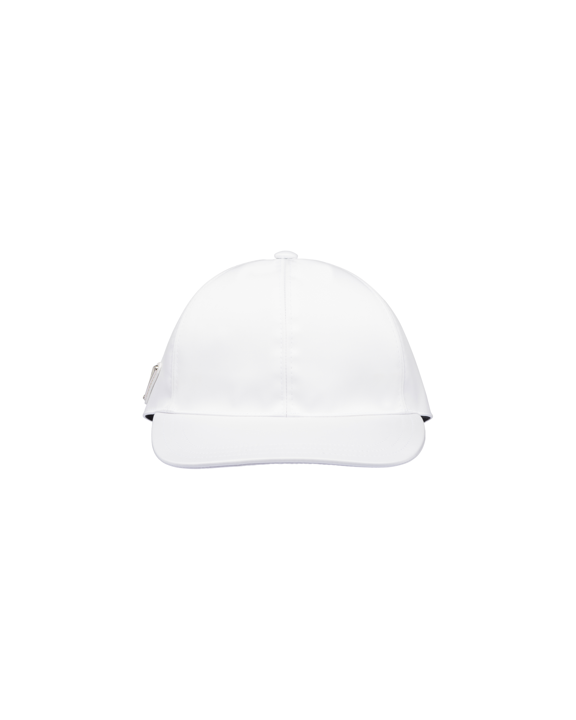 Shop Prada Re-nylon Baseball Cap In White