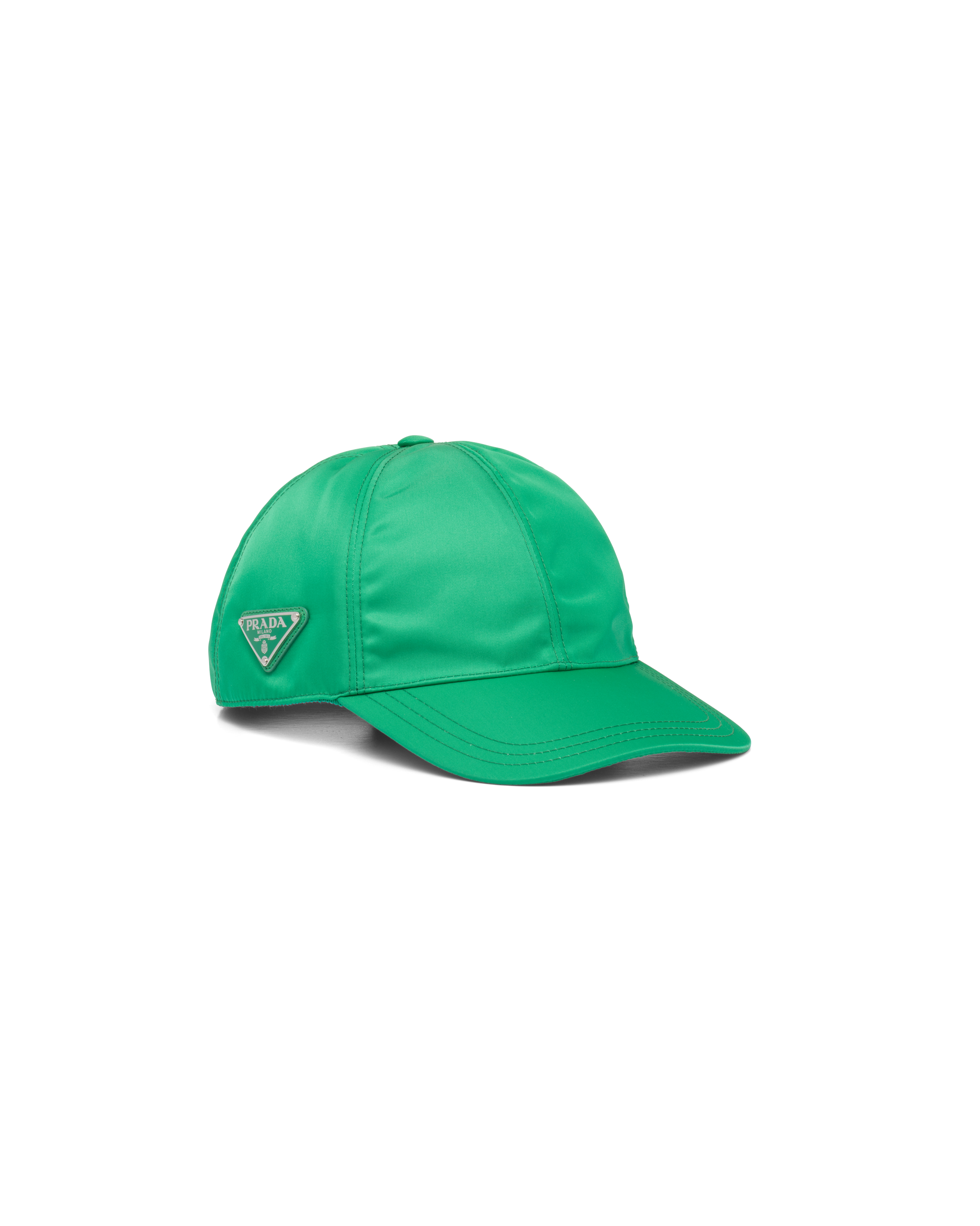 Prada Re-nylon Baseball Cap In Mint Green