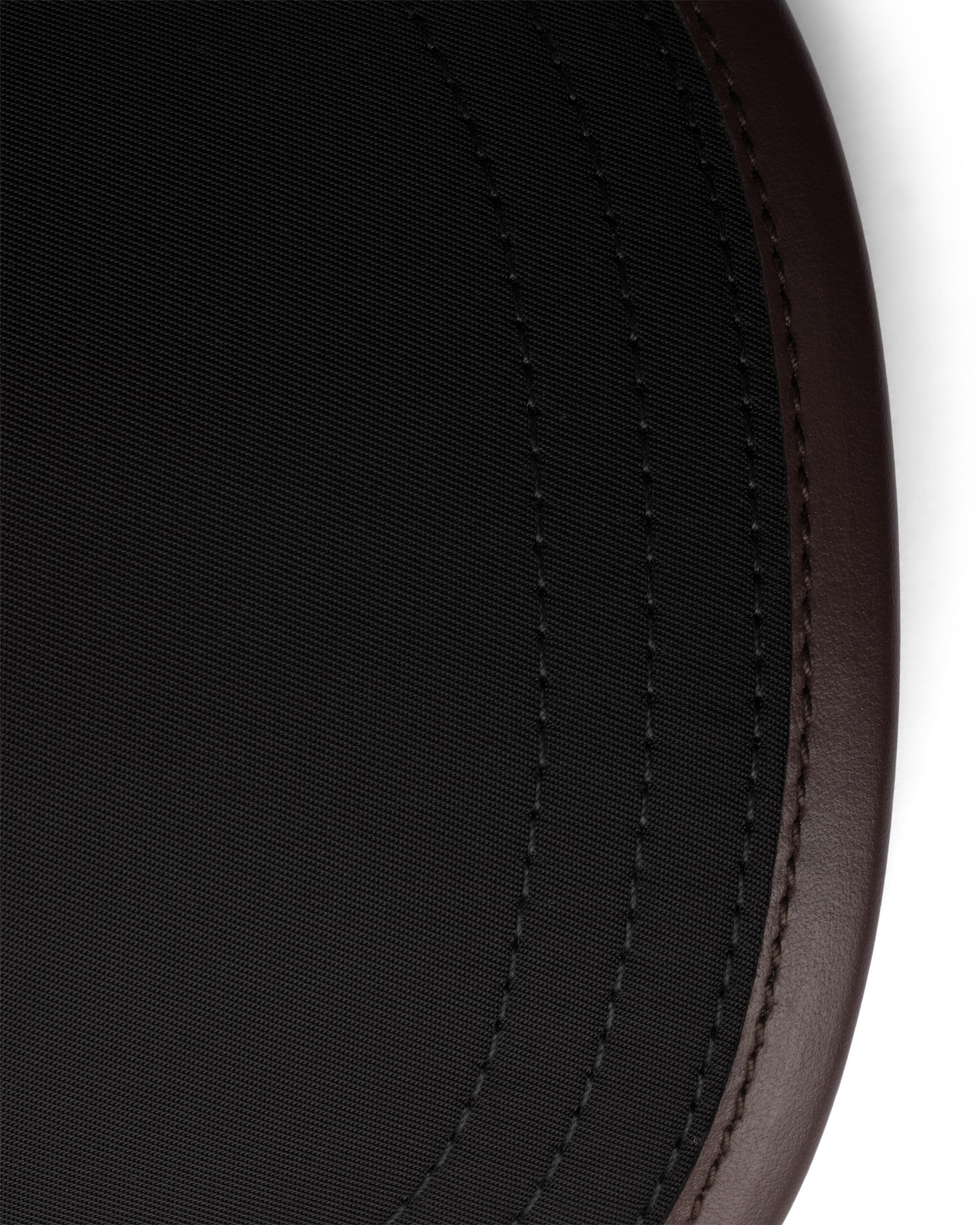Prada Renylon Baseball Cap Curved Brim Design In Black