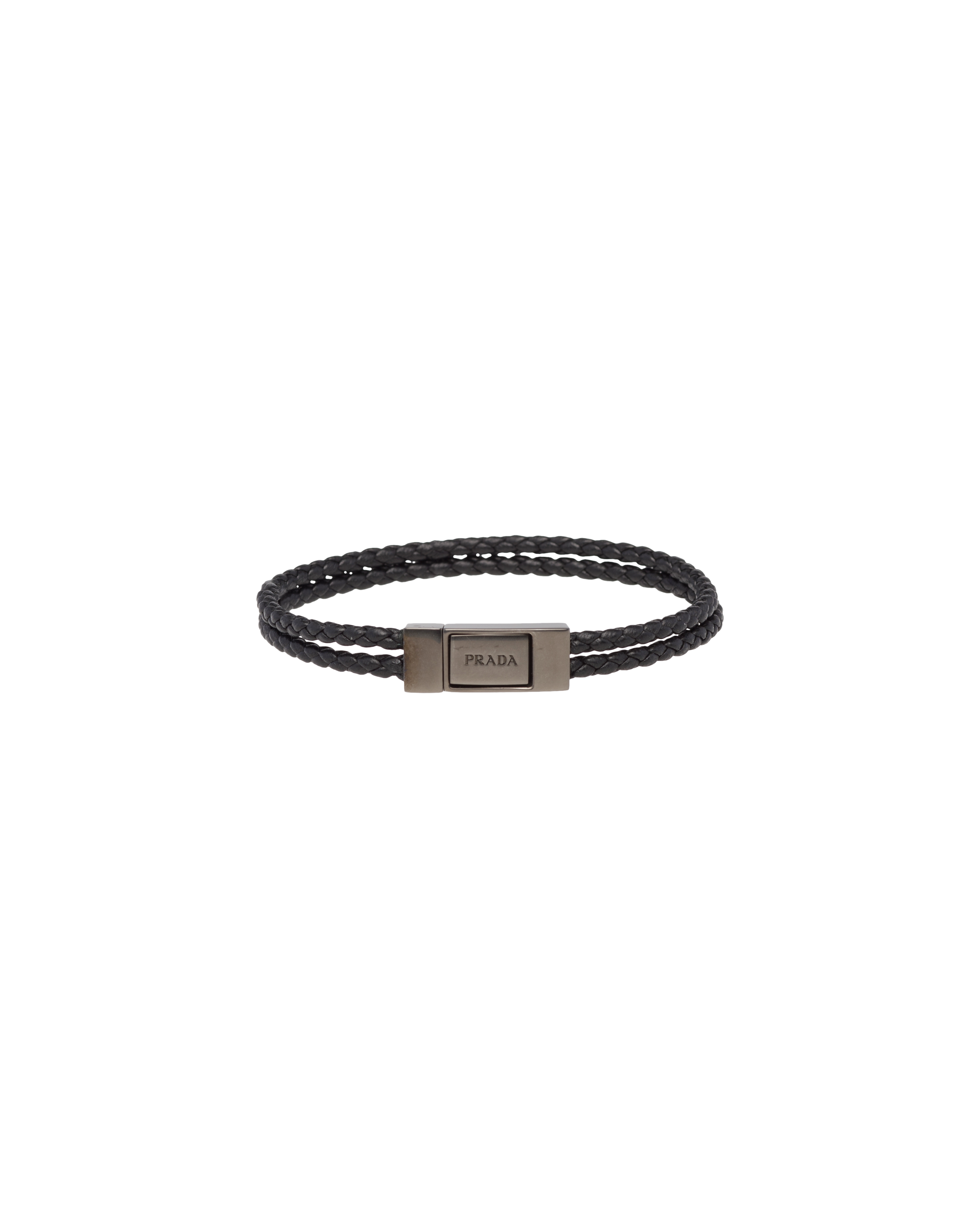 Braided Nappa Leather Bracelet | Prada