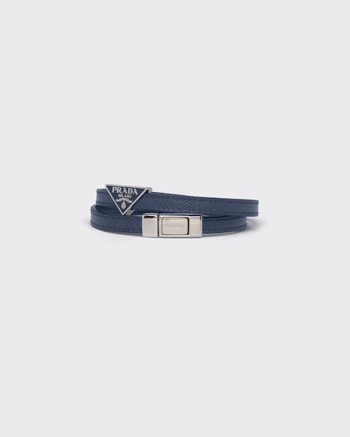 Prada Saffiano Leather Bracelet 1