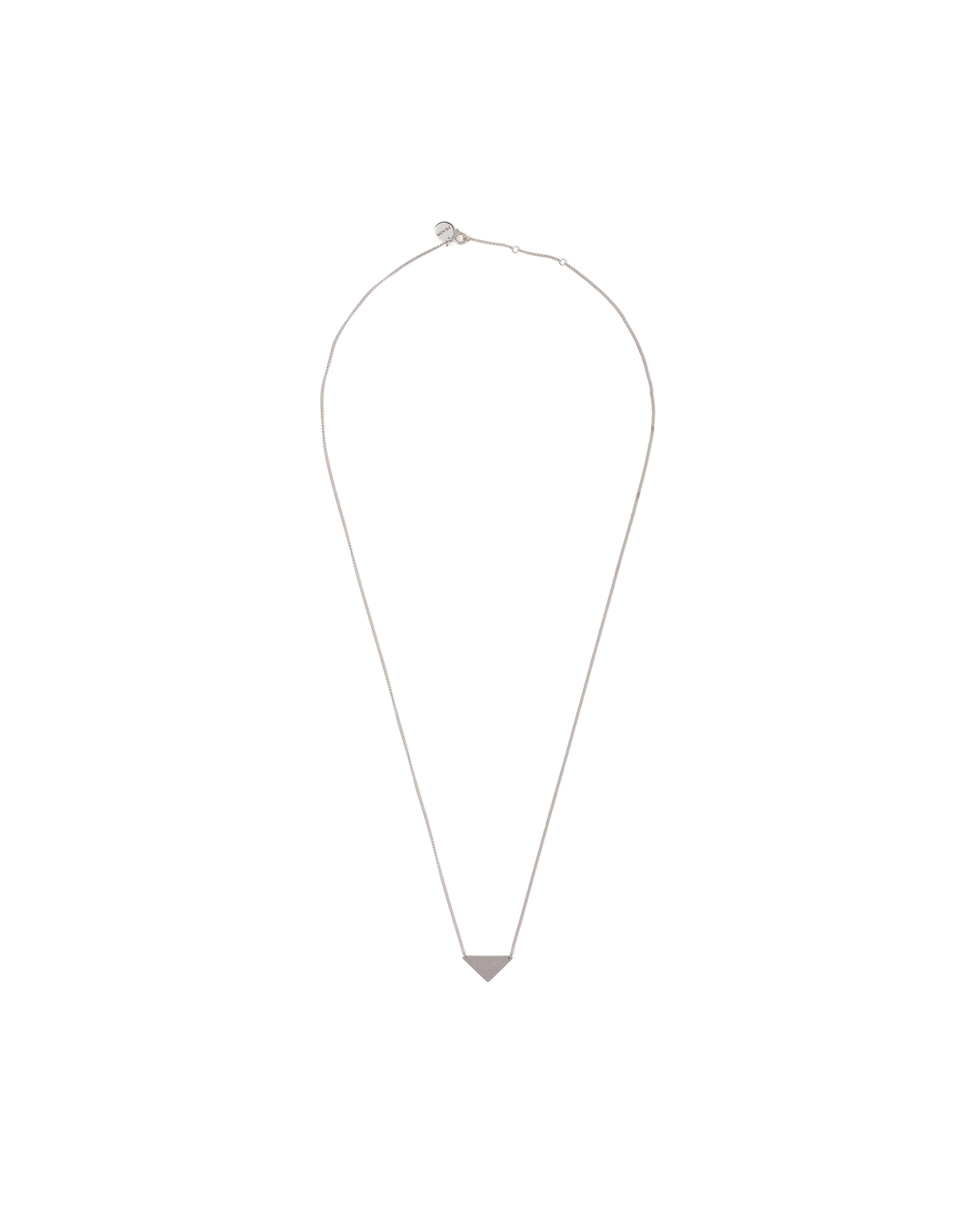 White Gold Prada Fine Jewellery Pendant necklace Prada