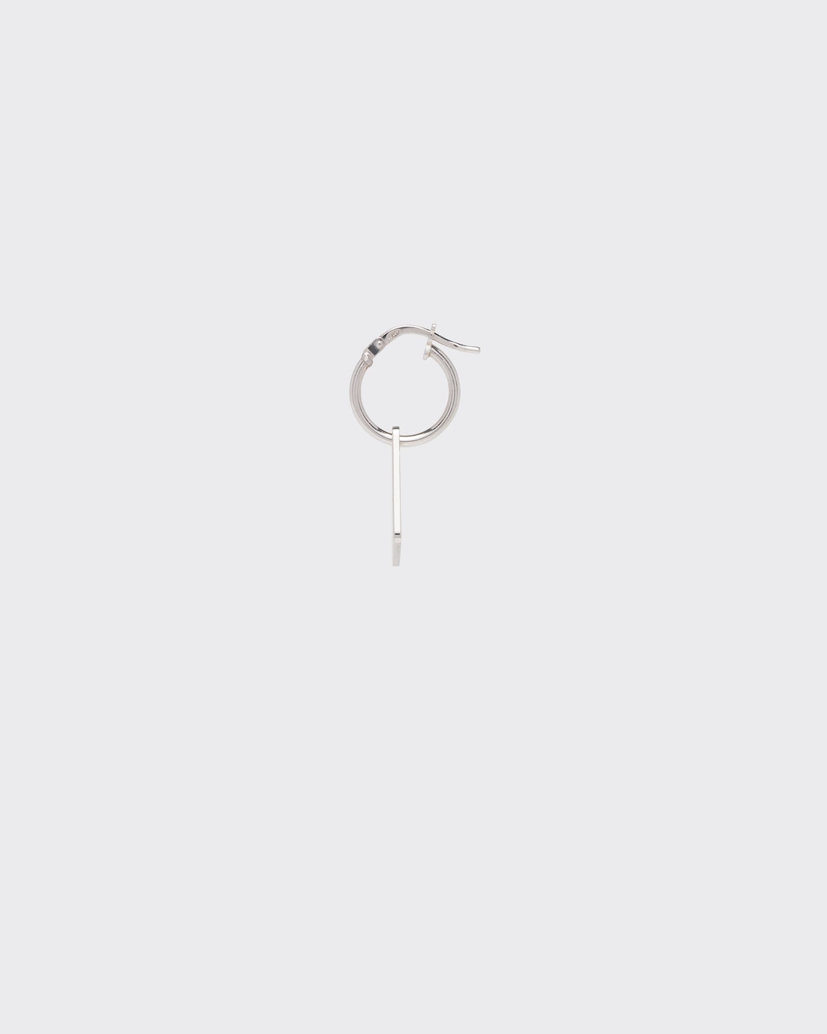 Black Prada Symbole Pendant Earring PRADA