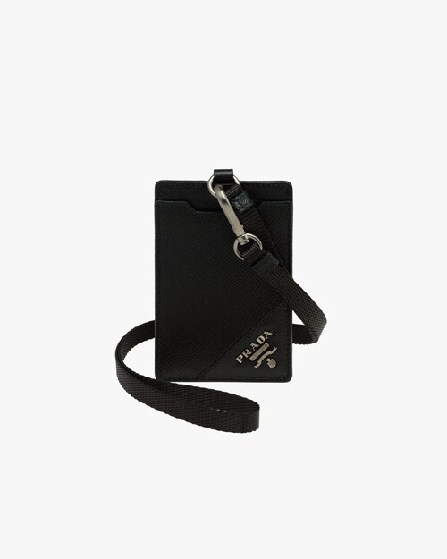 badge holder prada