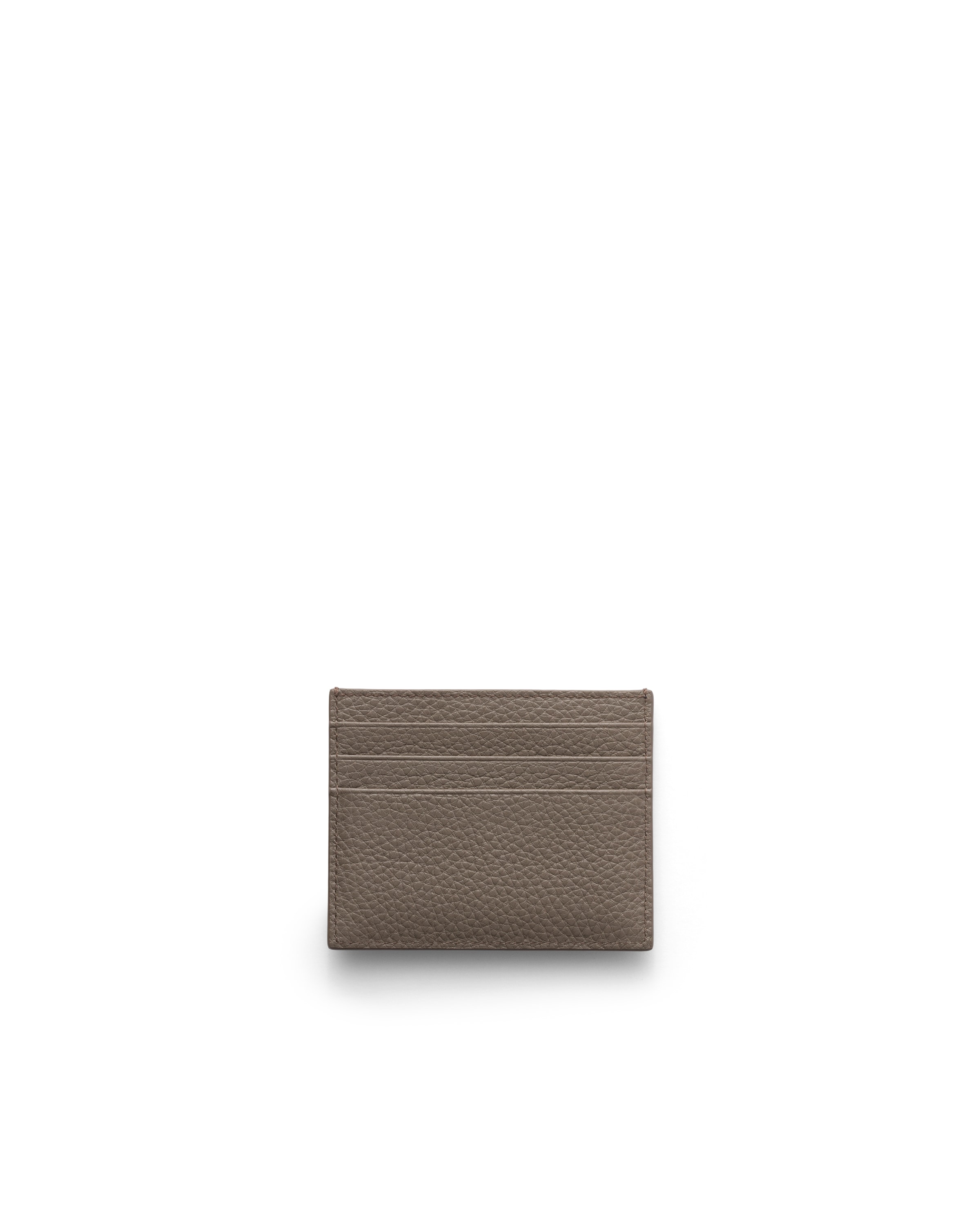 Prada Leather Triangle Card Holder